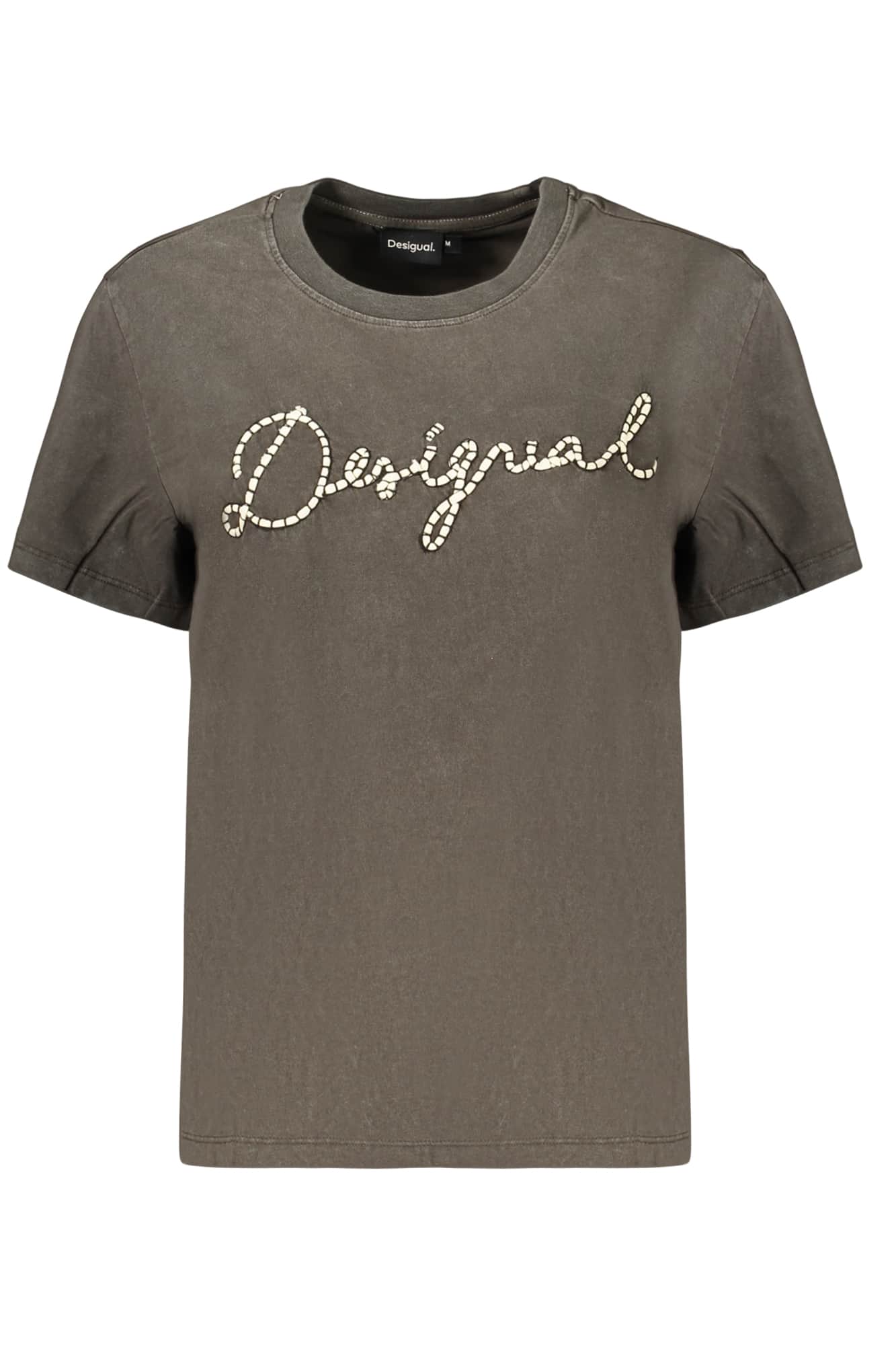 Desigual mujer manga corta t-camisa, rojo