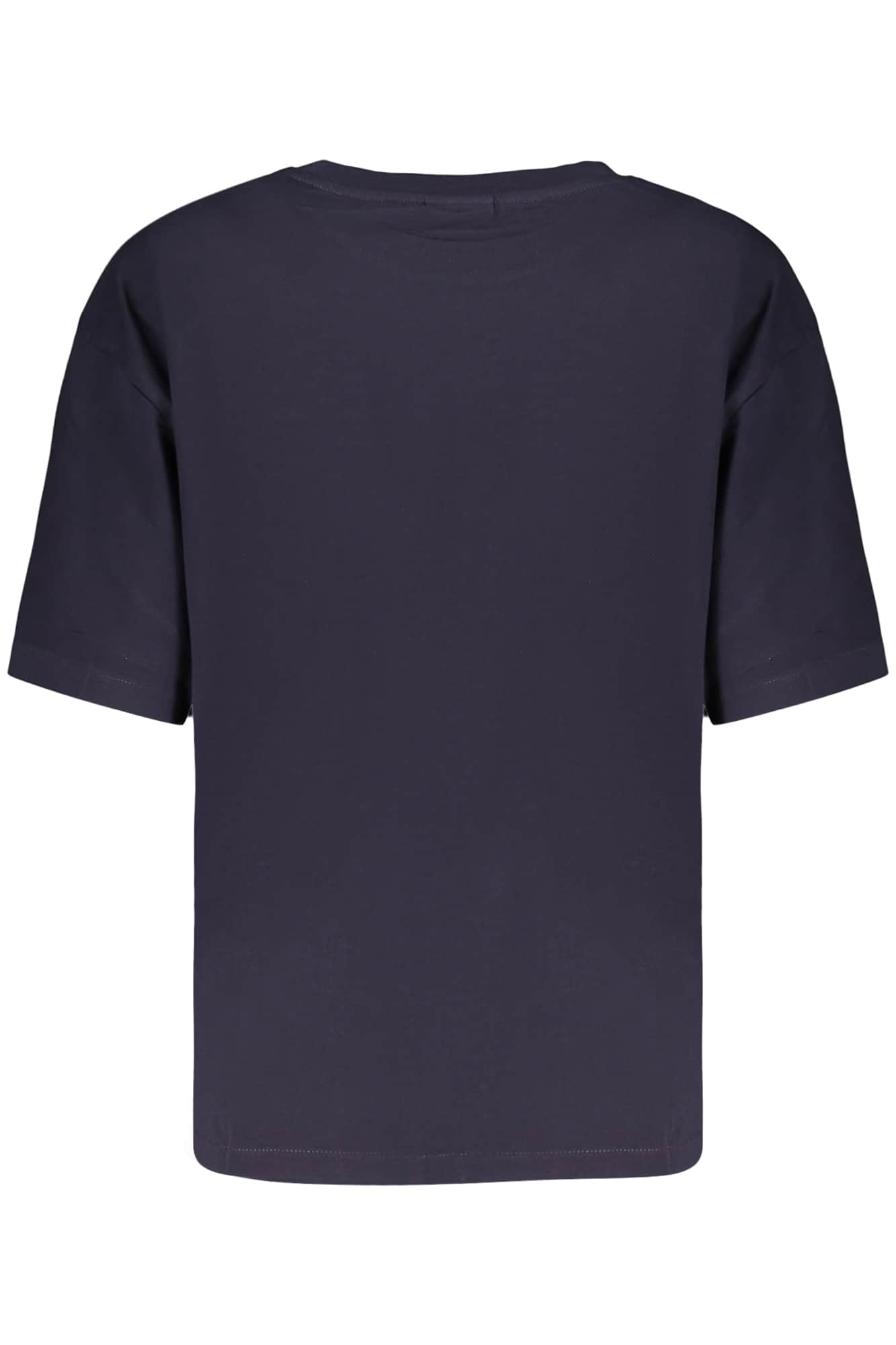 Desigual mujer manga corta t-camisa azul