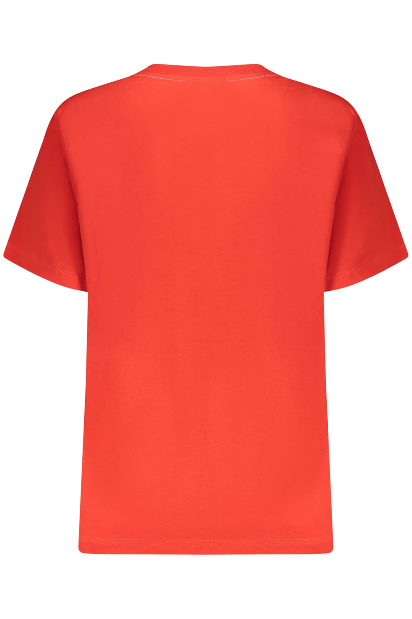 Desigual mujer manga corta t-camisa, rojo
