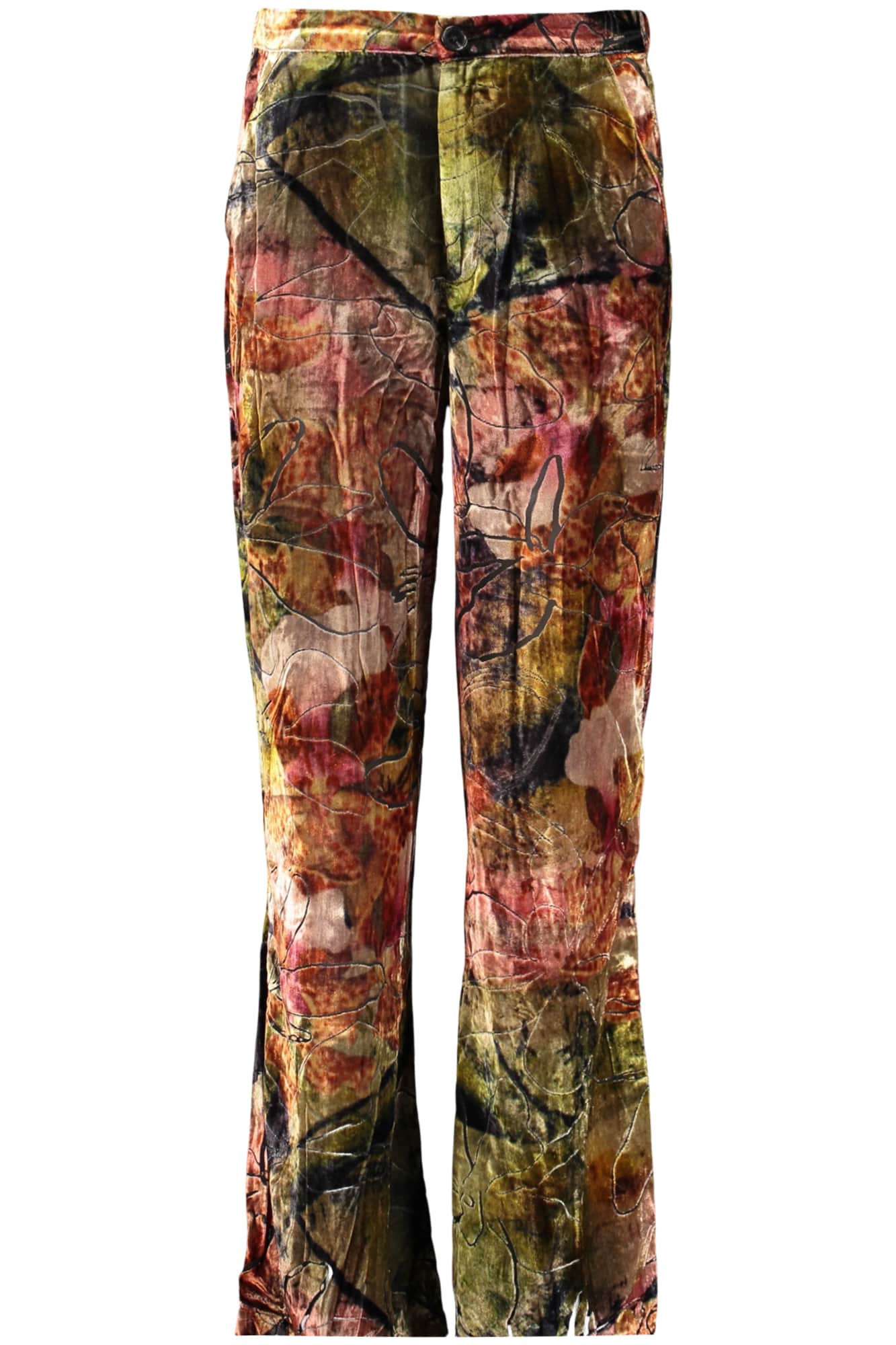 Desigual mujer verde pantalón