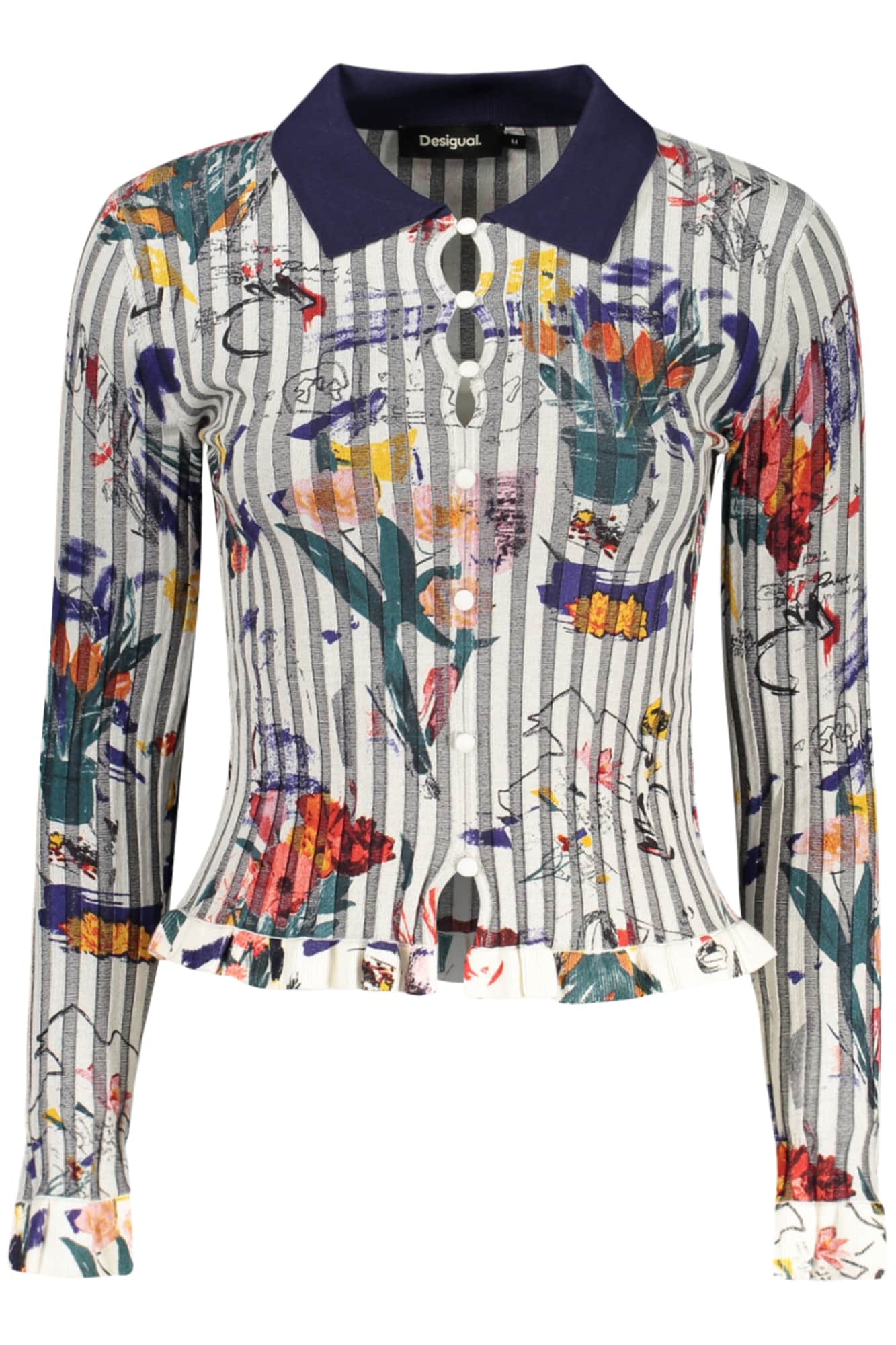 Desigual mujer blanco jersey