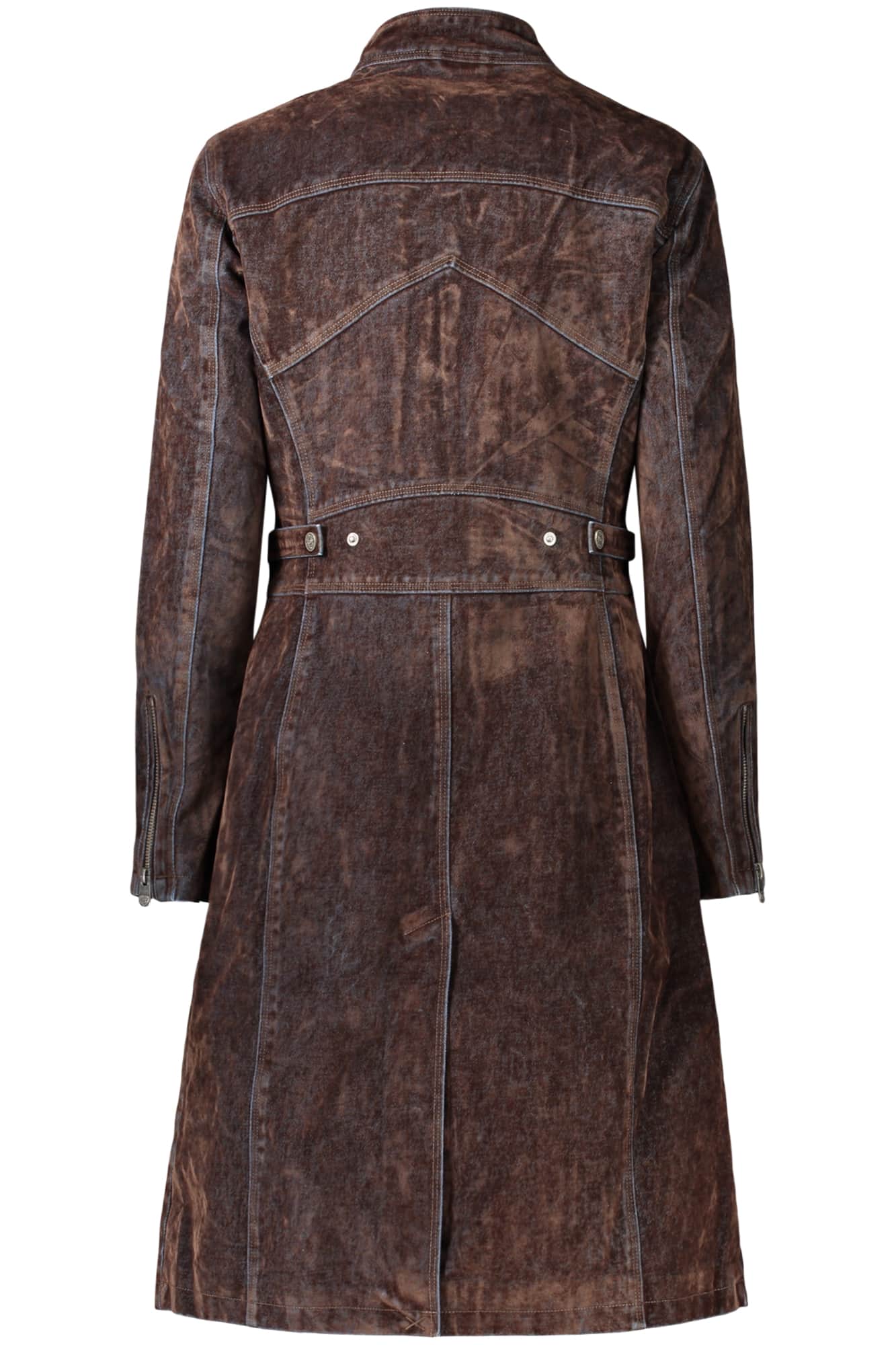 Desigual mujer marrón gabardina