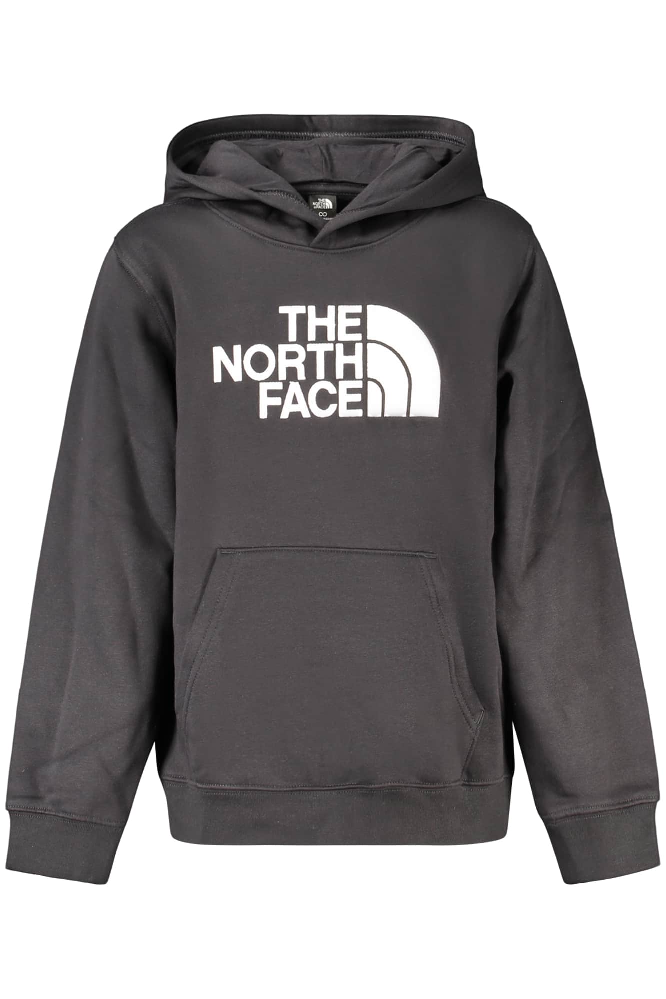 The North Face niños negro con cremallera sudadera