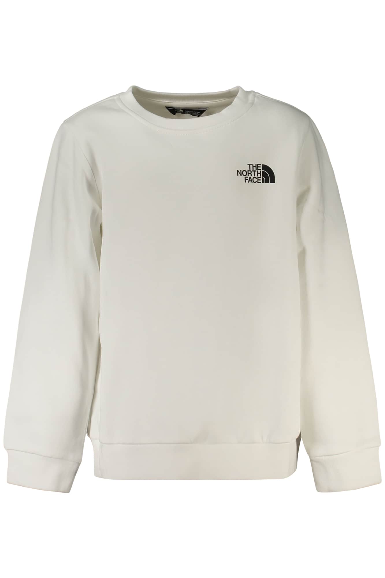 The North Face niños blanco con cremallera sudadera