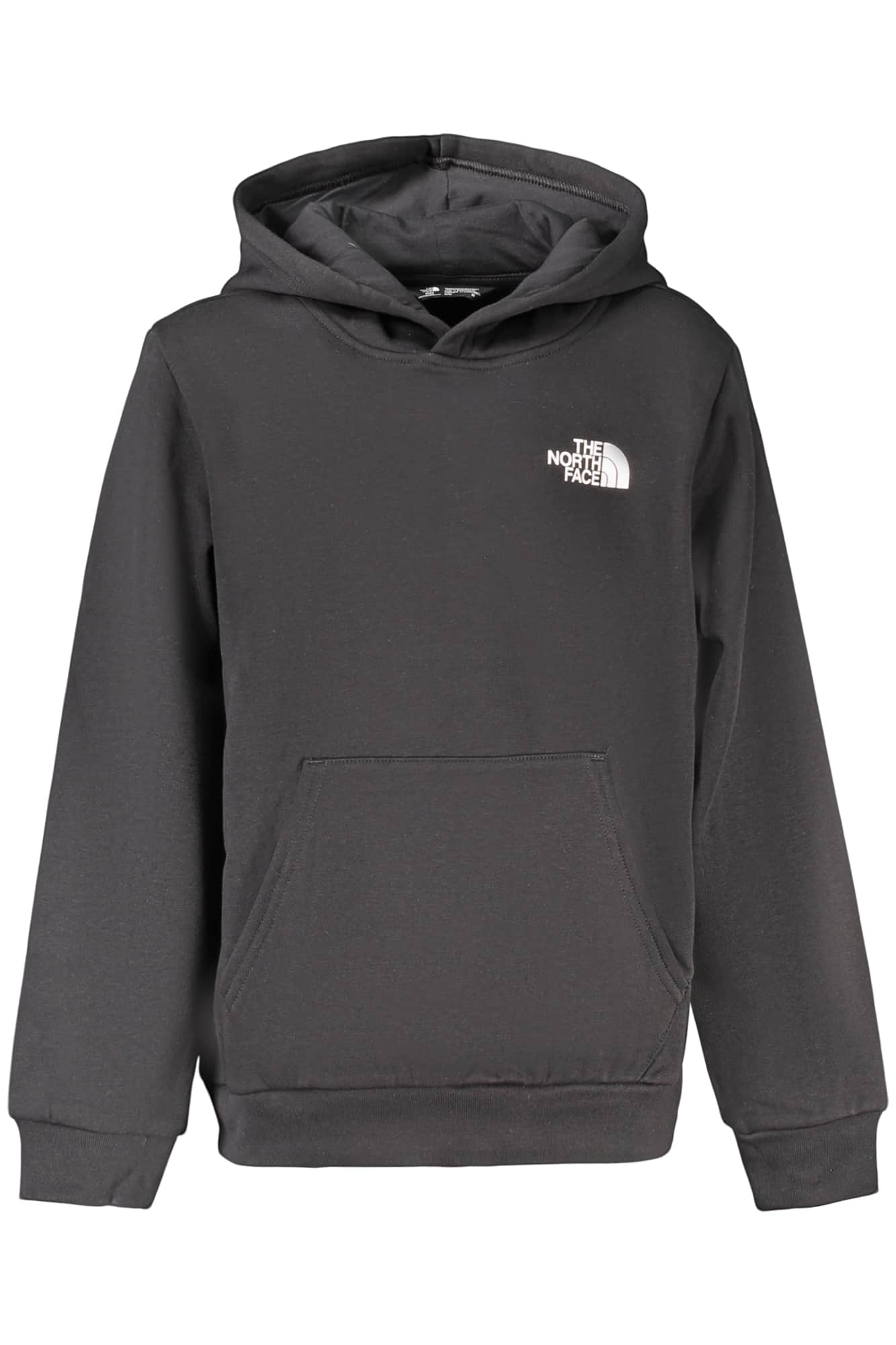 The North Face niños negro con cremallera sudadera