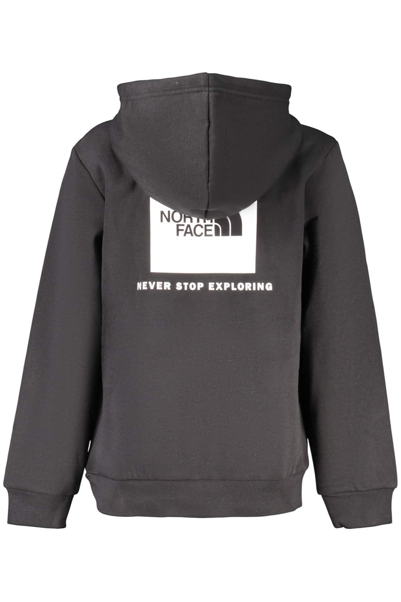 The North Face niños negro con cremallera sudadera