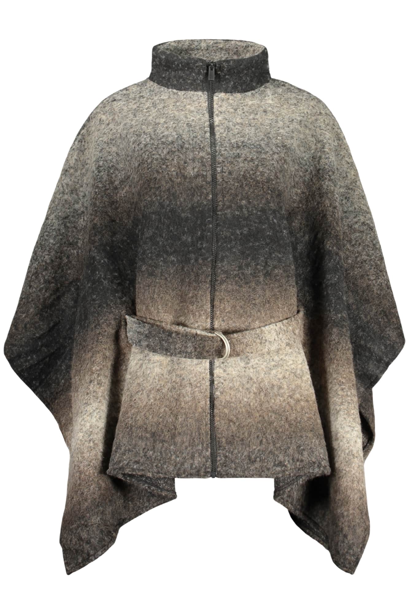 Desigual mujer marrón poncho