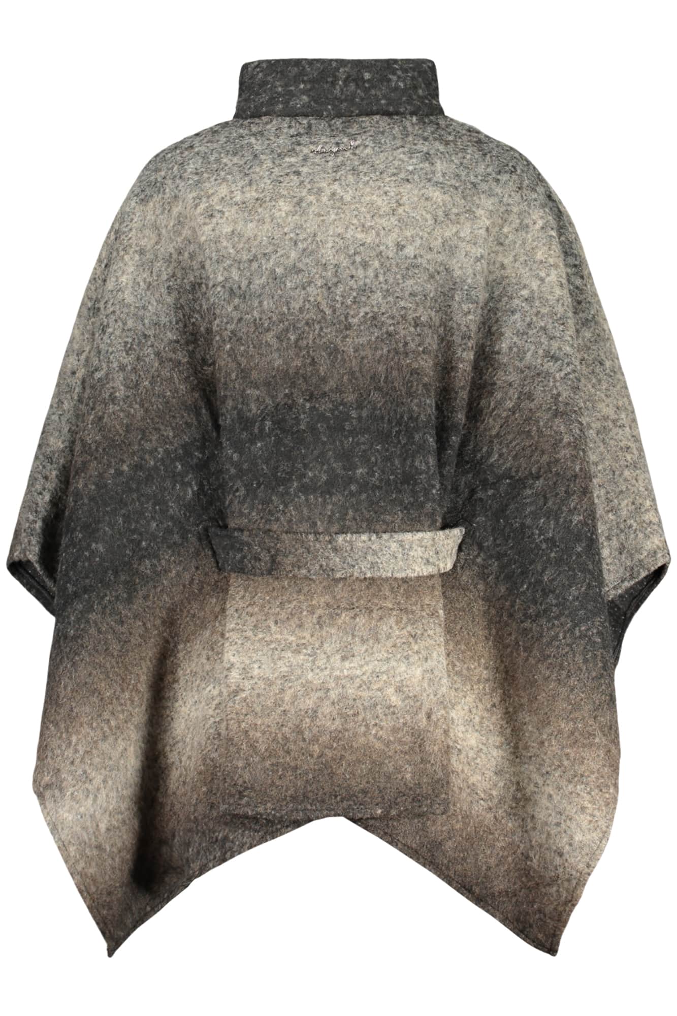 Desigual mujer marrón poncho