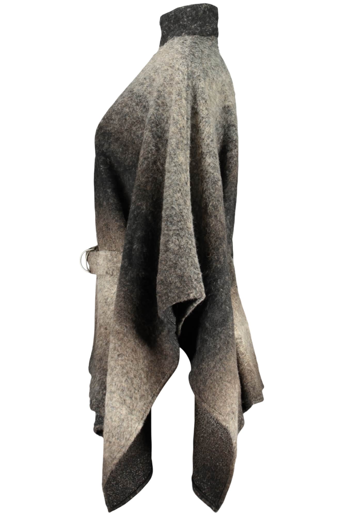 Desigual mujer marrón poncho