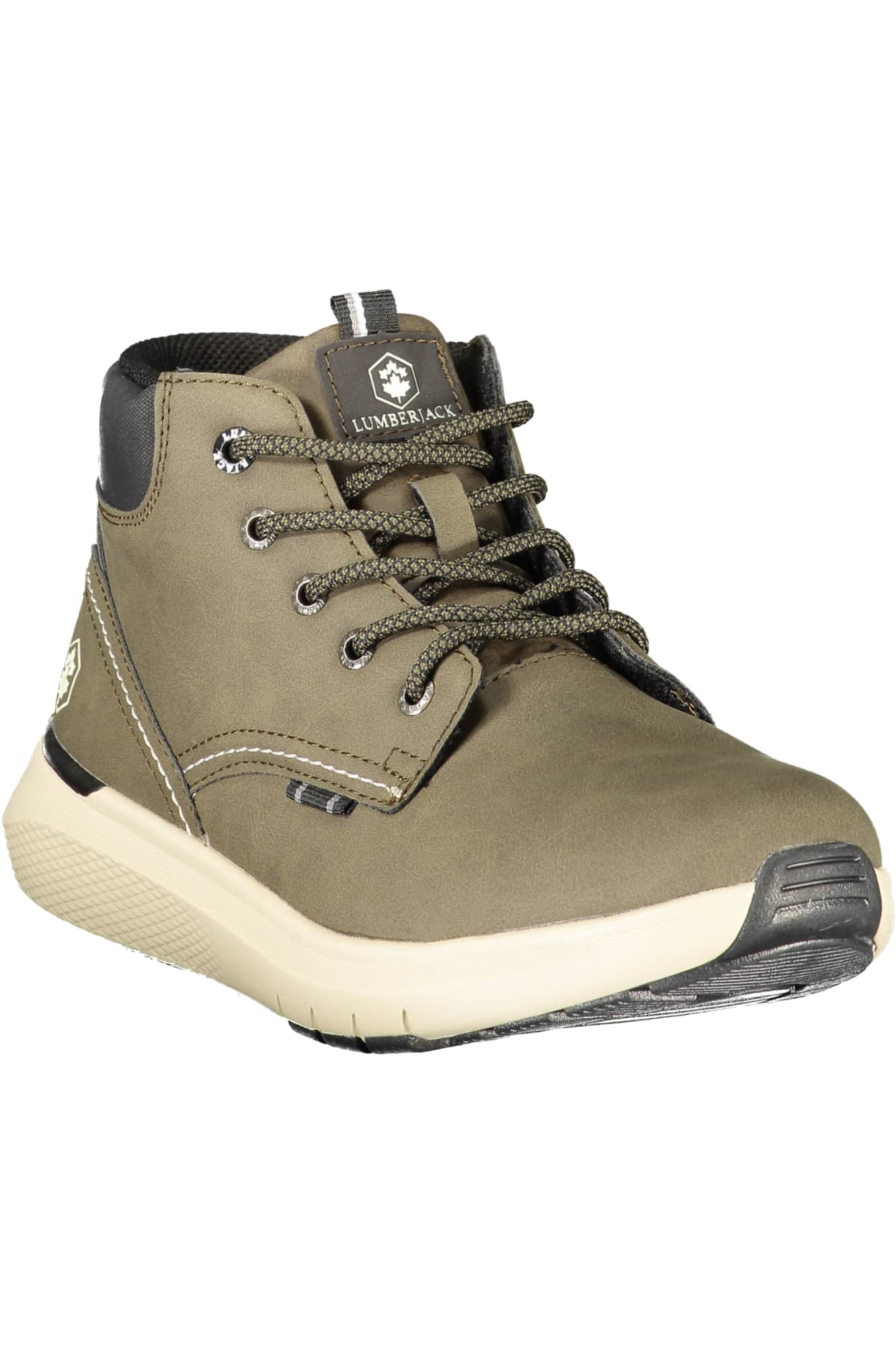Lumberjack hombre verde bota