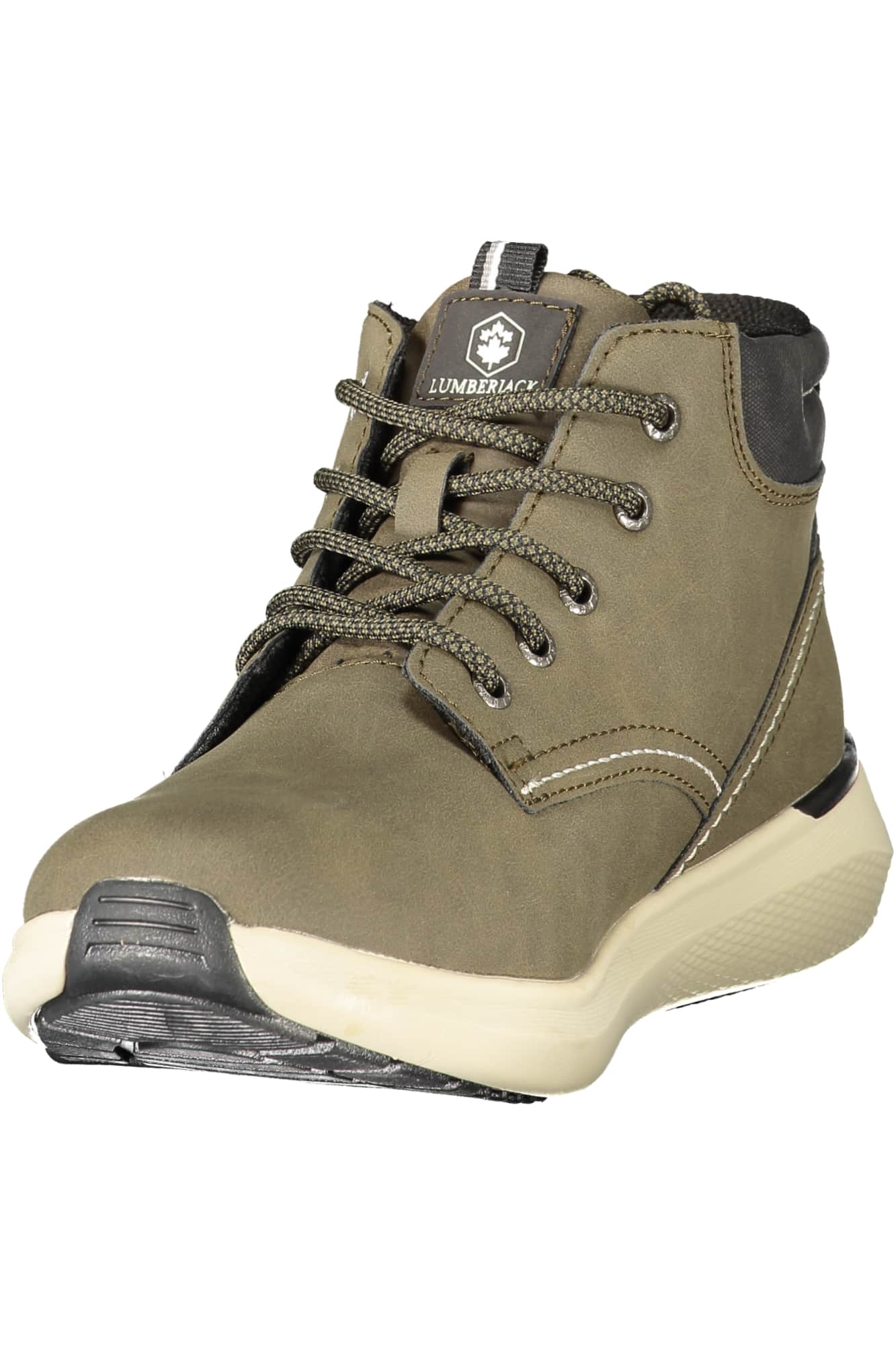 Lumberjack hombre verde bota