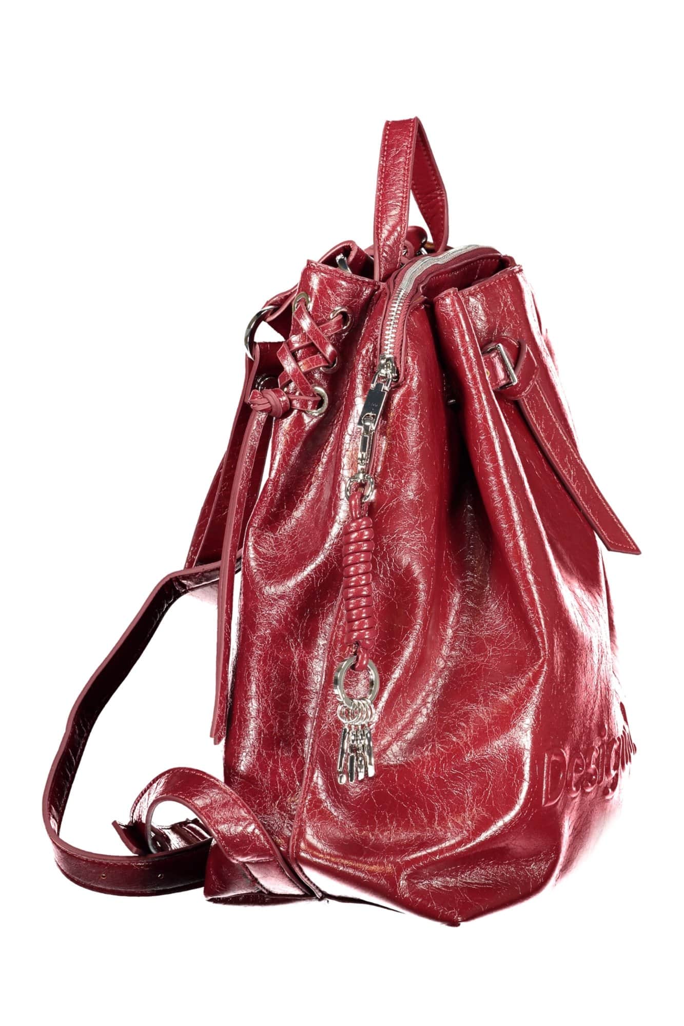 Desigual rojo mujer mochila