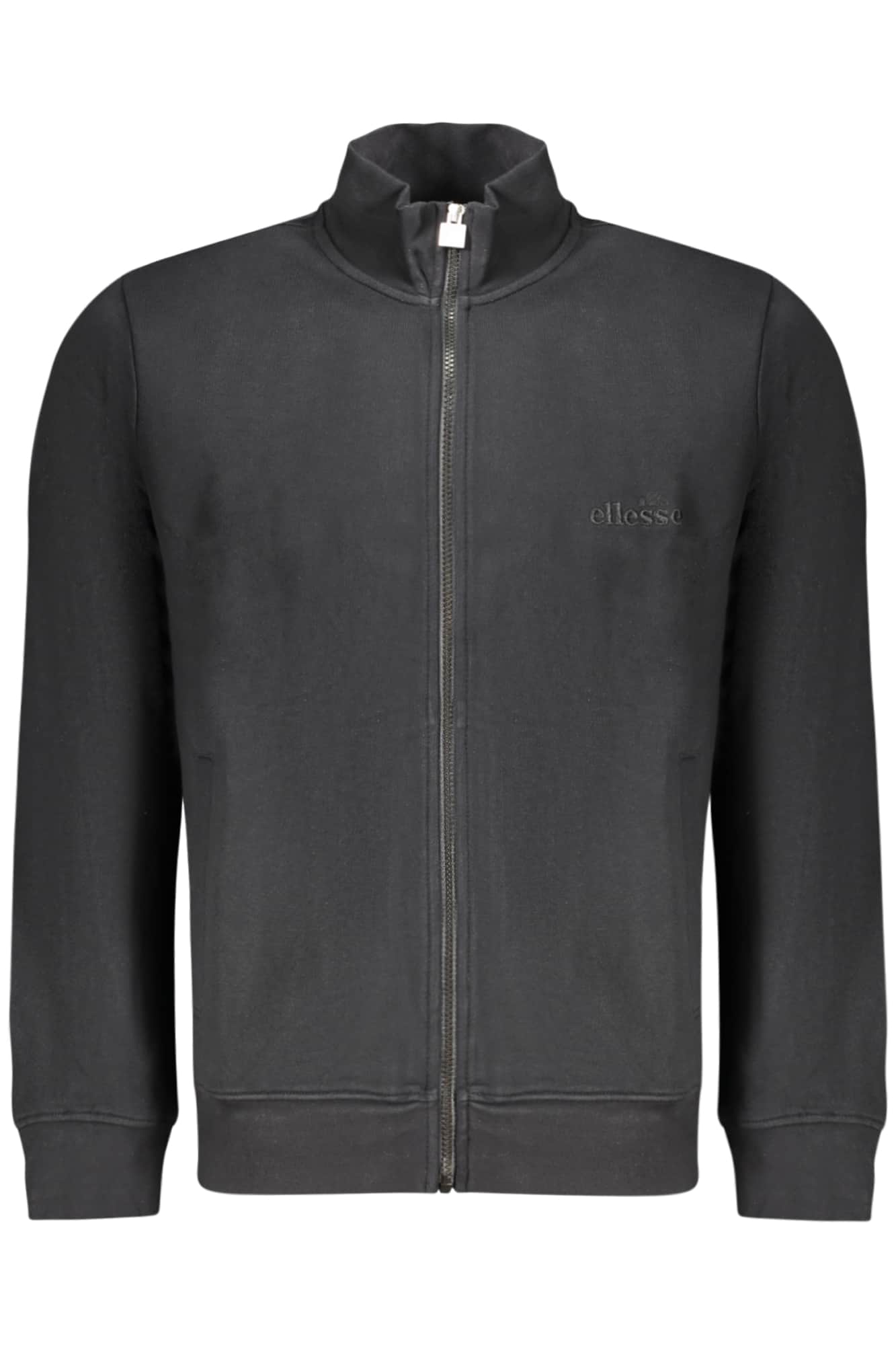 Ellesse hombre negro con cremallera sudadera