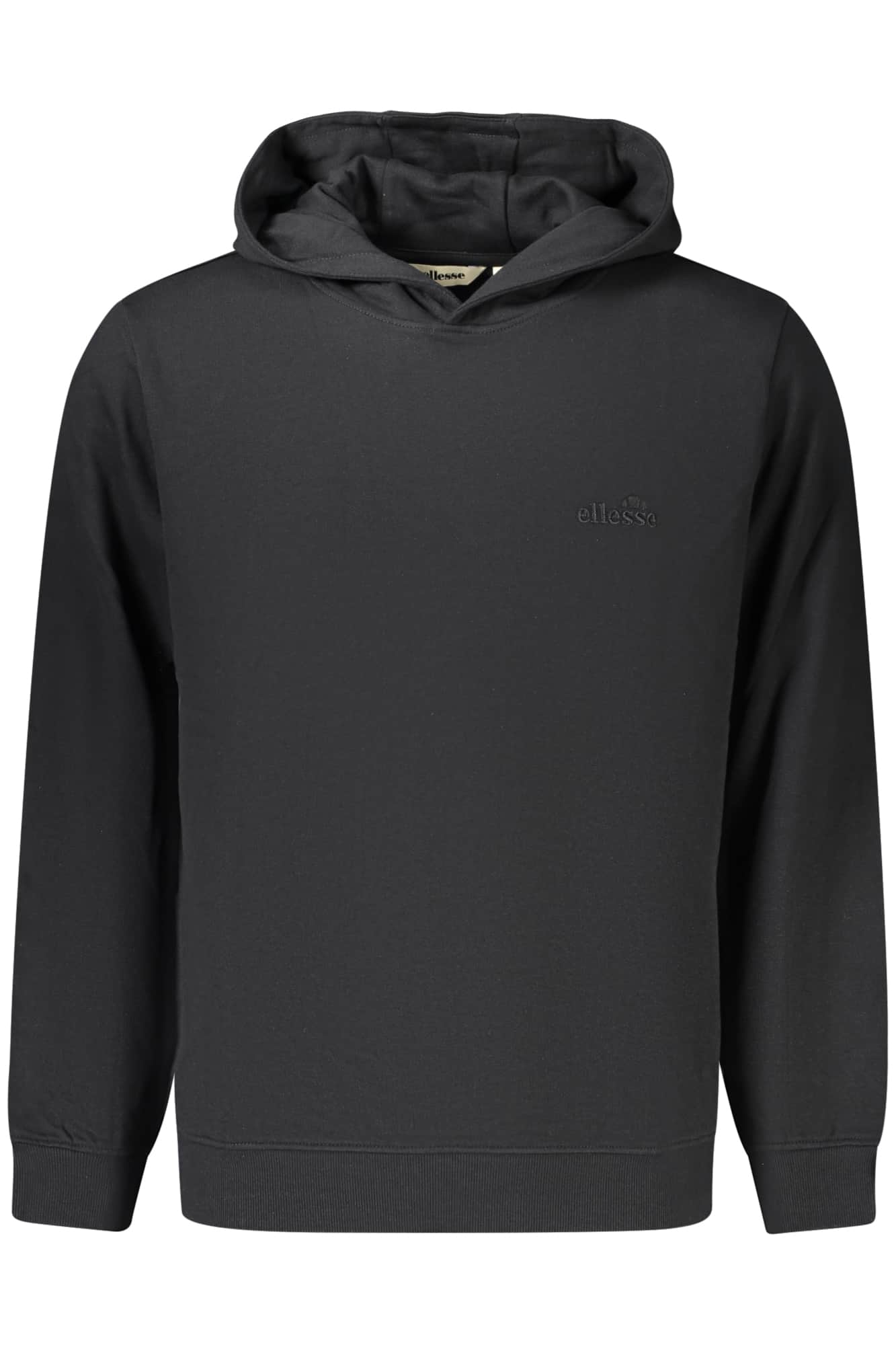 Ellesse hombre negro con cremallera sudadera