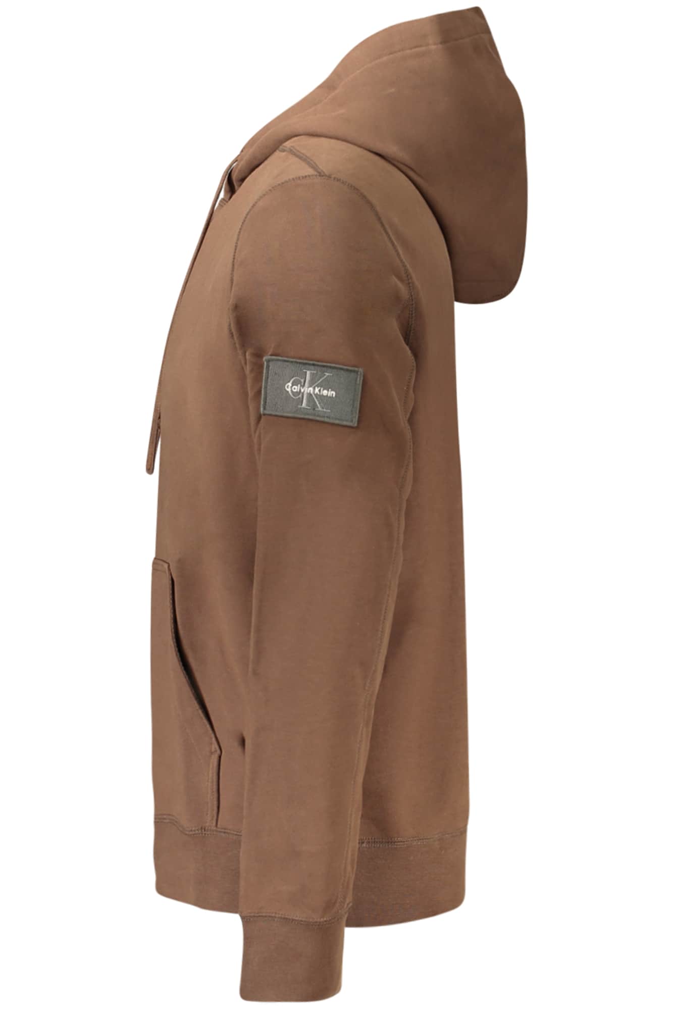 Calvin Klein hombre marrón con cremallera sudadera