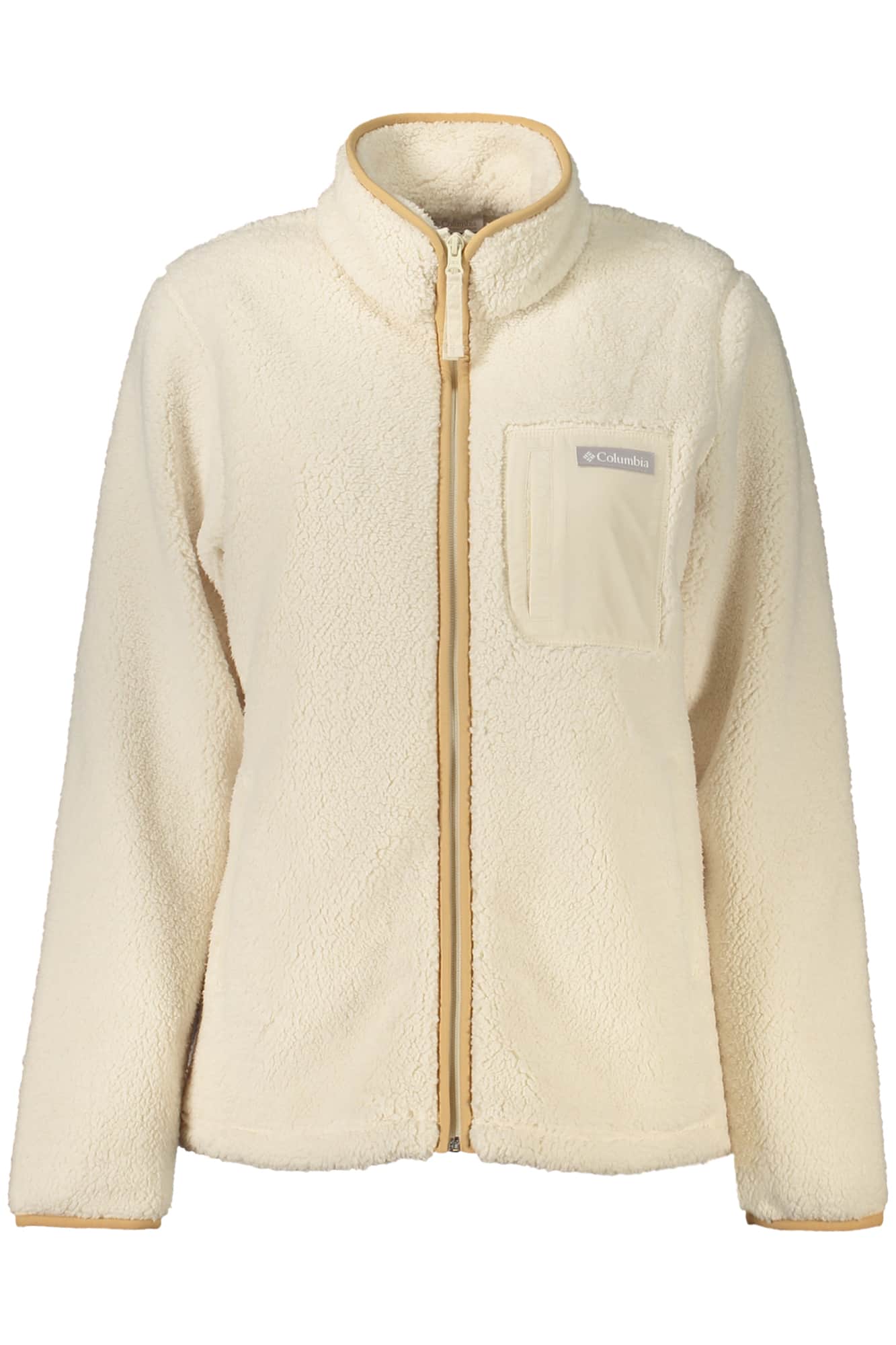 Columbia mujer blanco con cremallera sudadera