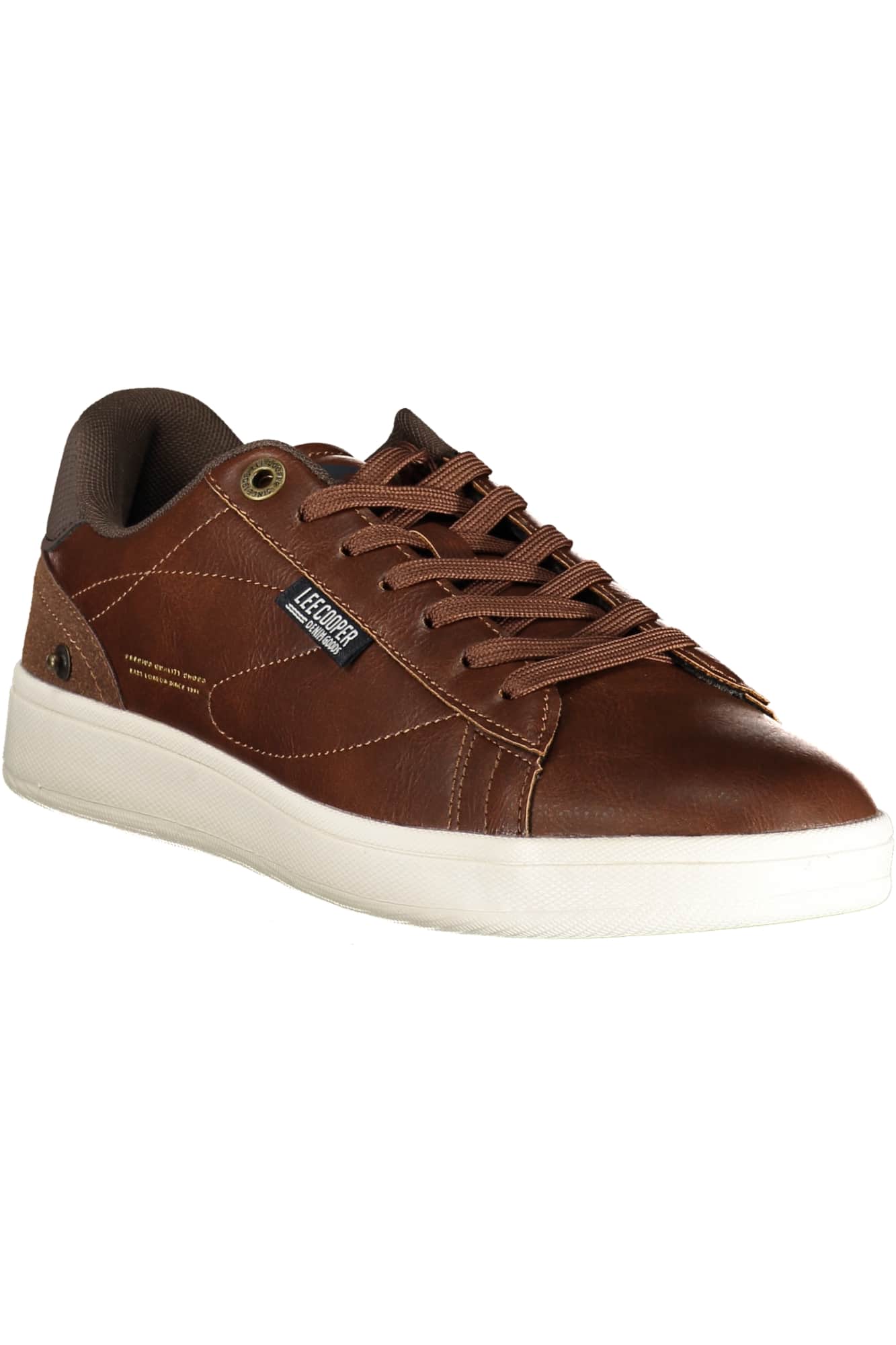 Lee Cooper hombre marrón zapatillas deportivas