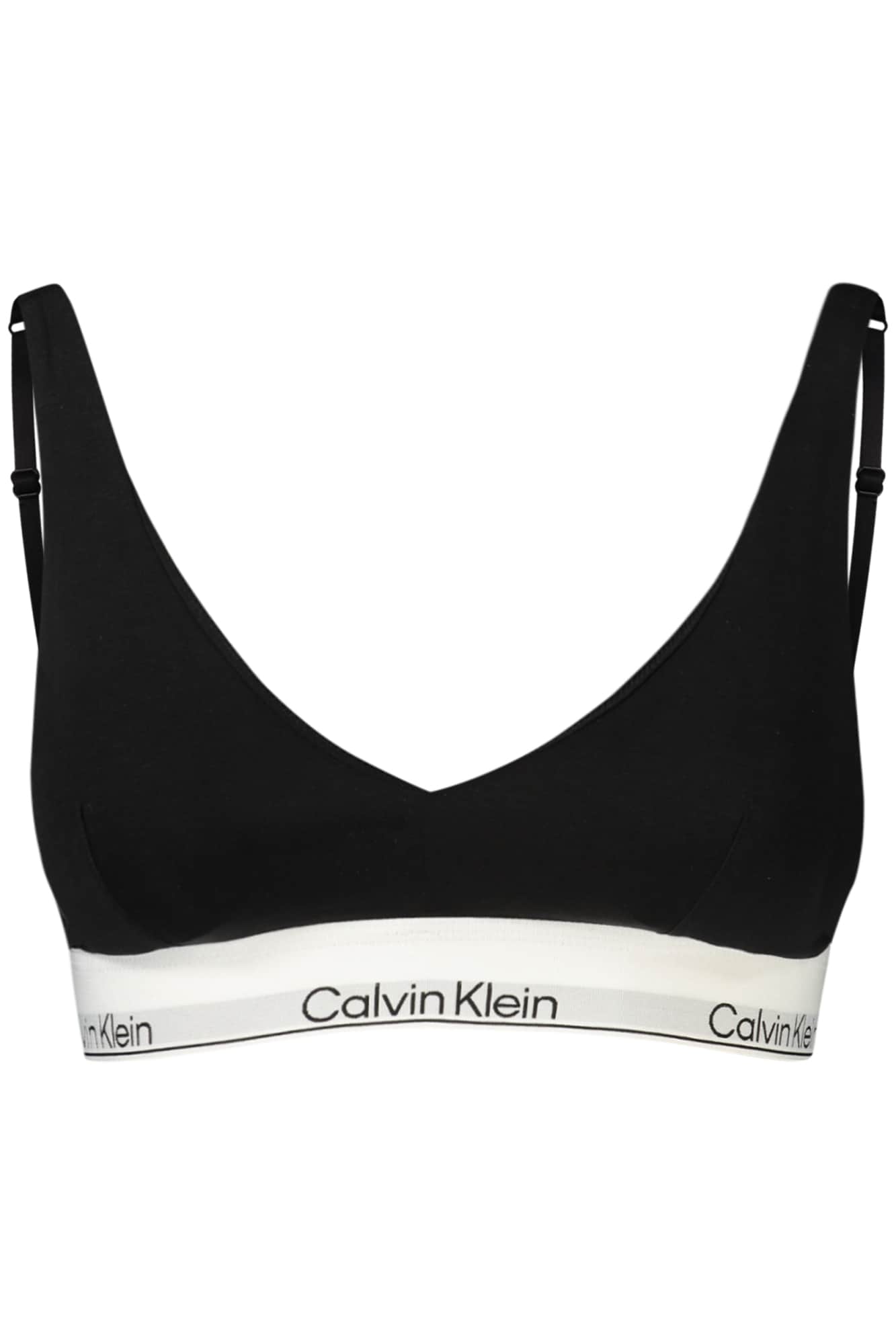 Calvin Klein mujer negro triangle sujetador