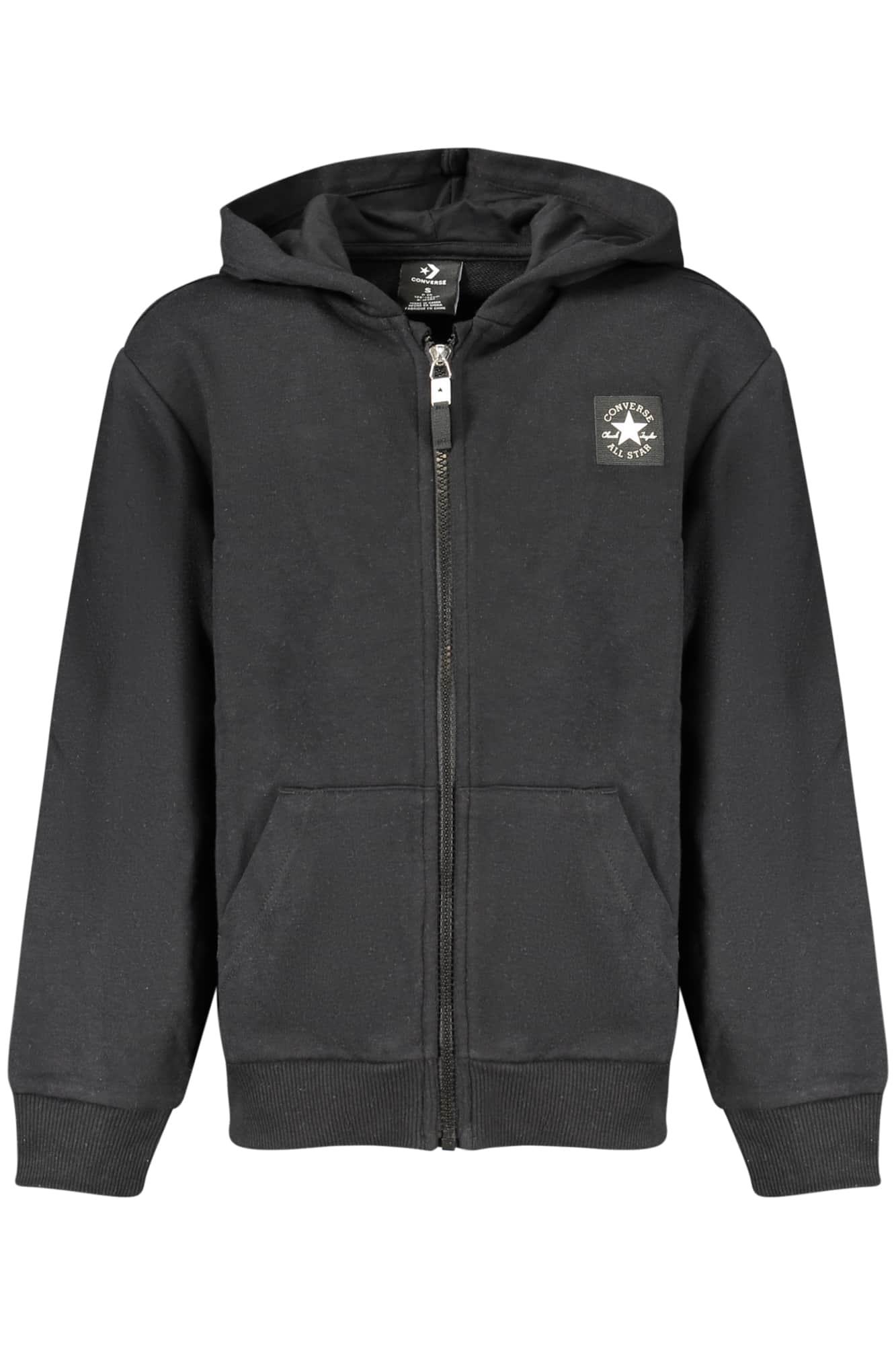 Converse niños gris con cremallera sudadera