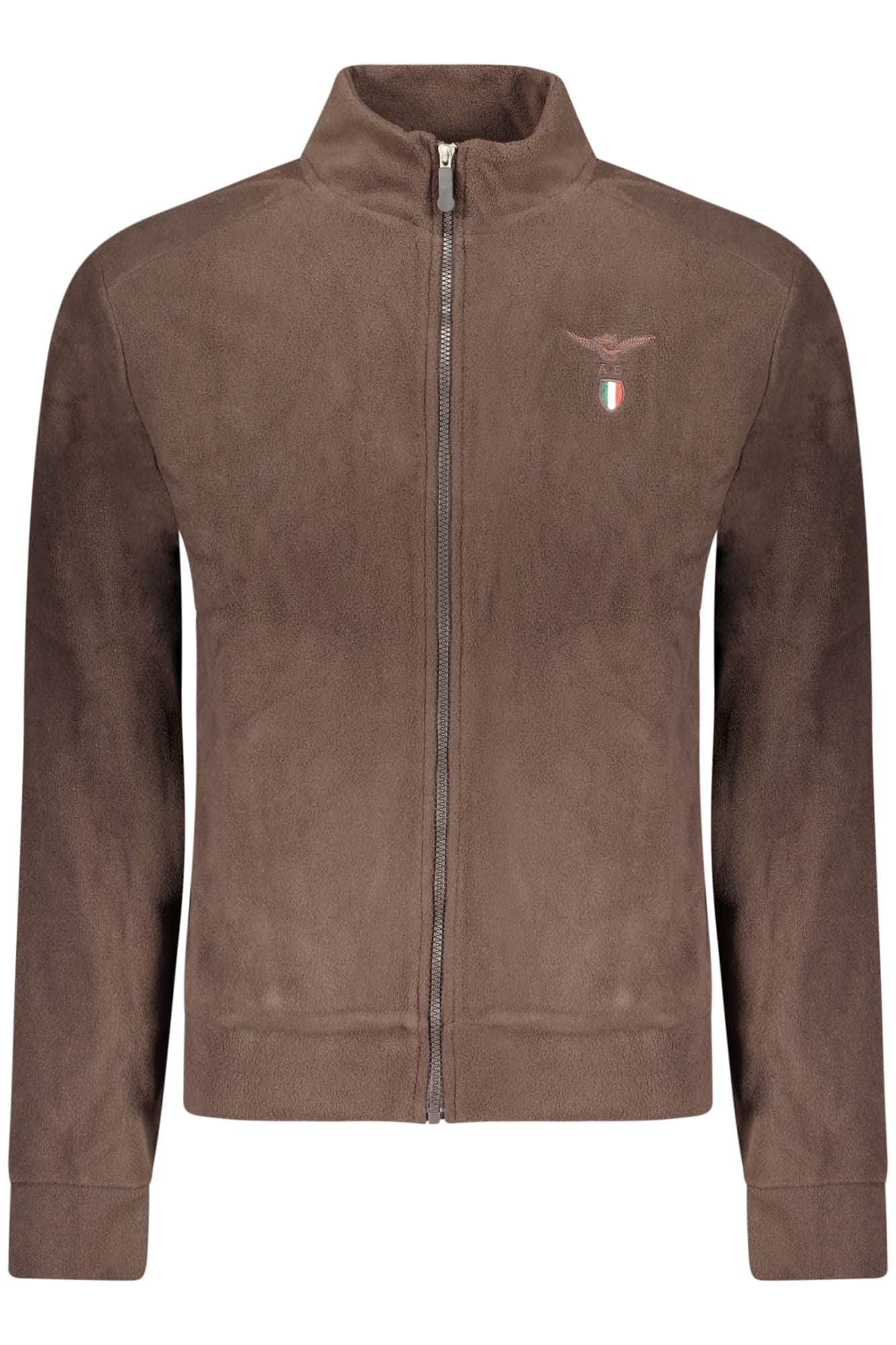 Military academy hombre verde con cremallera sudadera