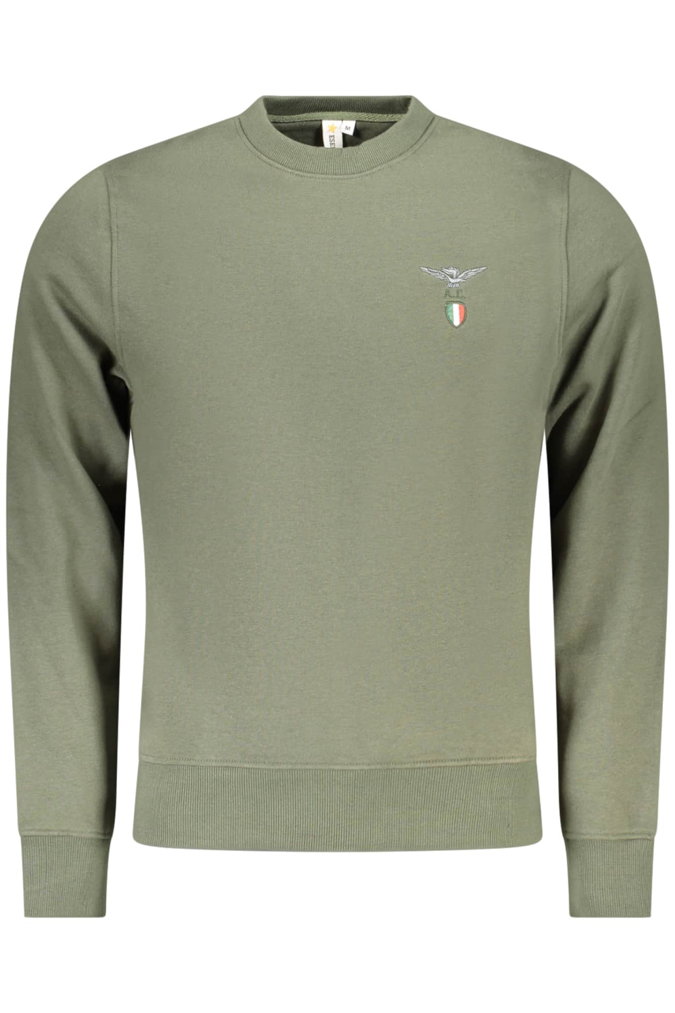 Military academy hombre marrón con cremallera sudadera