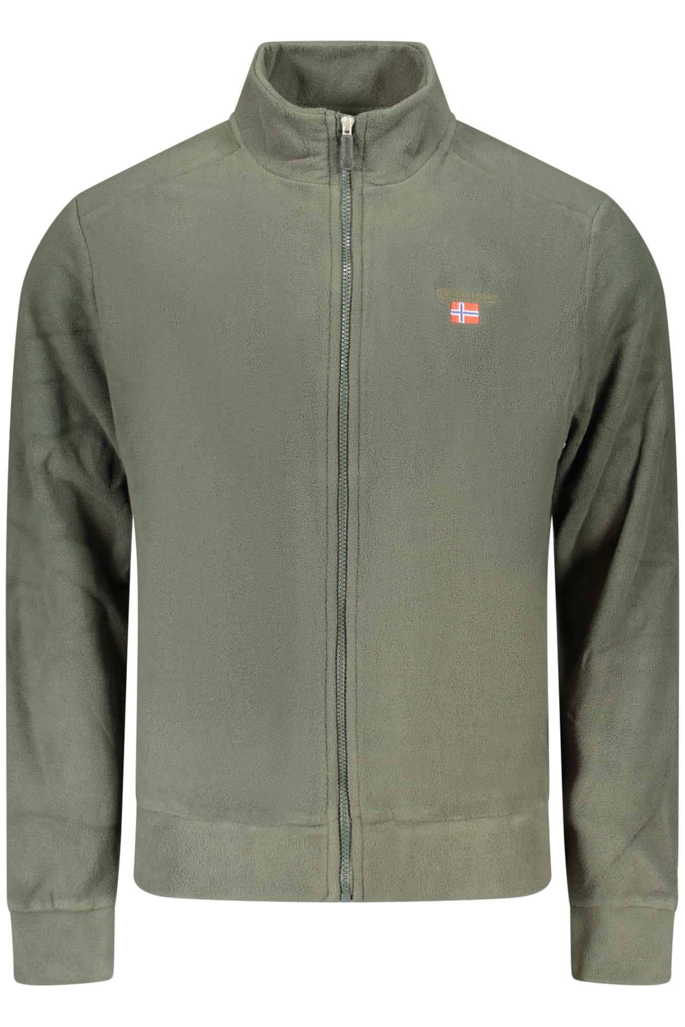 The North Stone hombre verde con cremallera sudadera