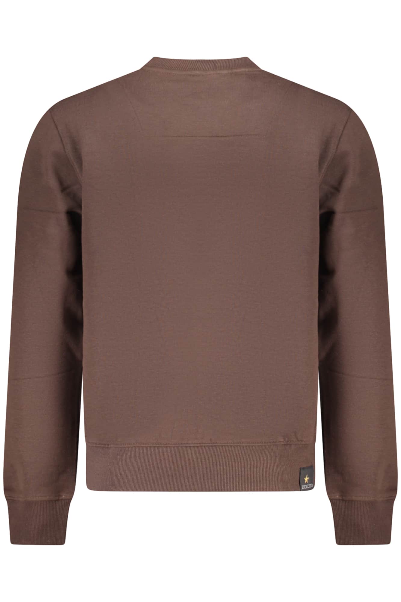 Military academy hombre marrón con cremallera sudadera