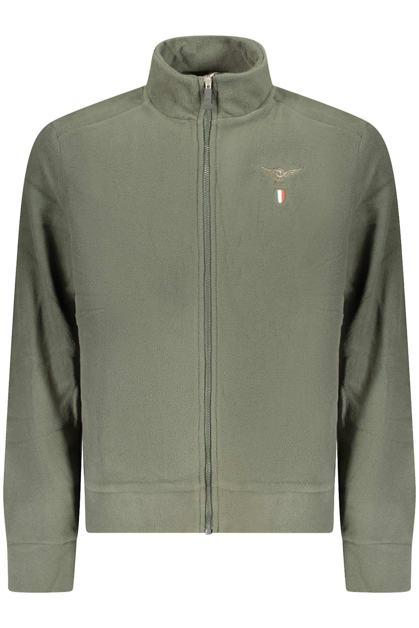Military academy hombre verde con cremallera sudadera
