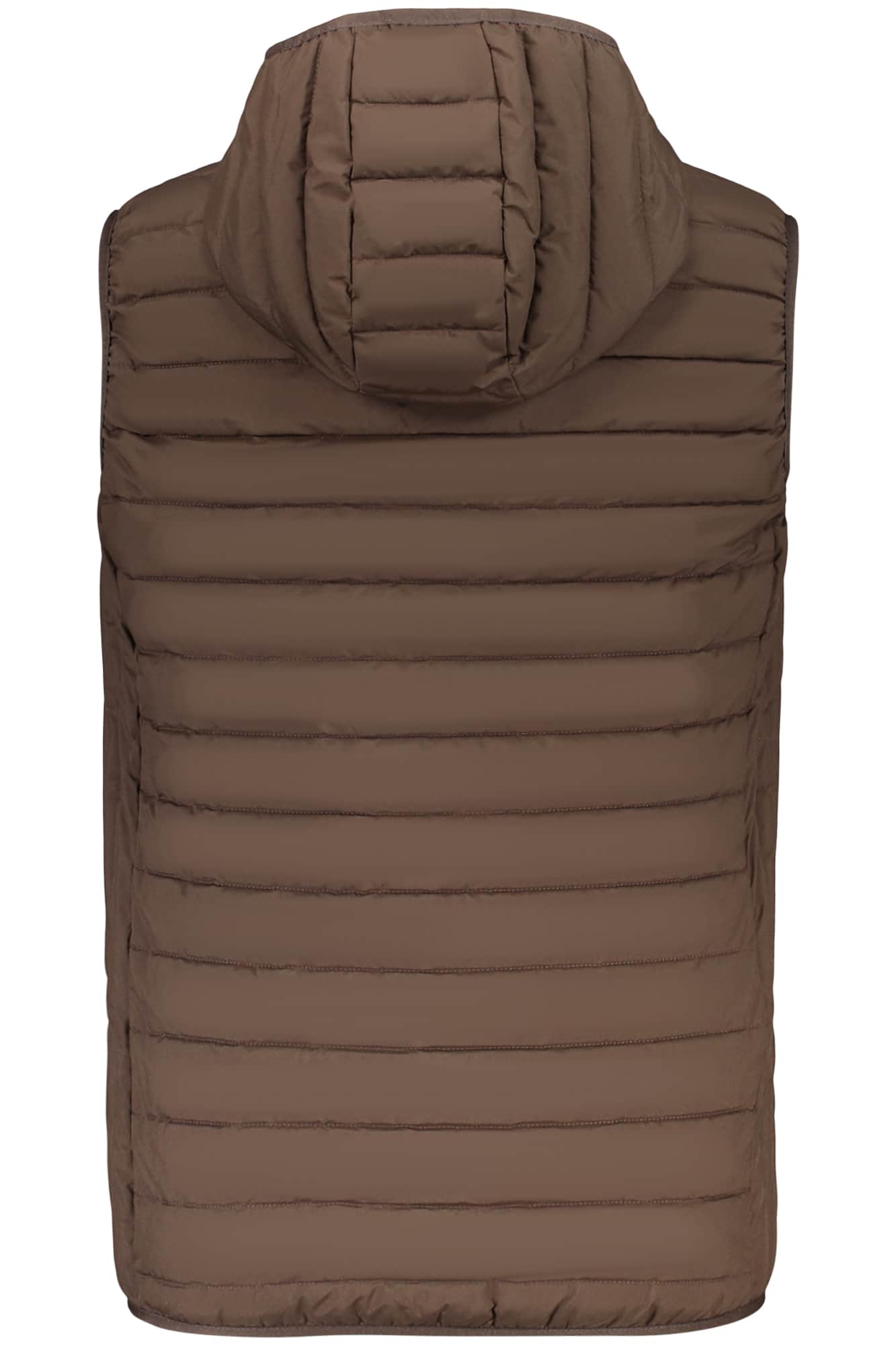 Military academy hombre marrón sin mangas chaqueta