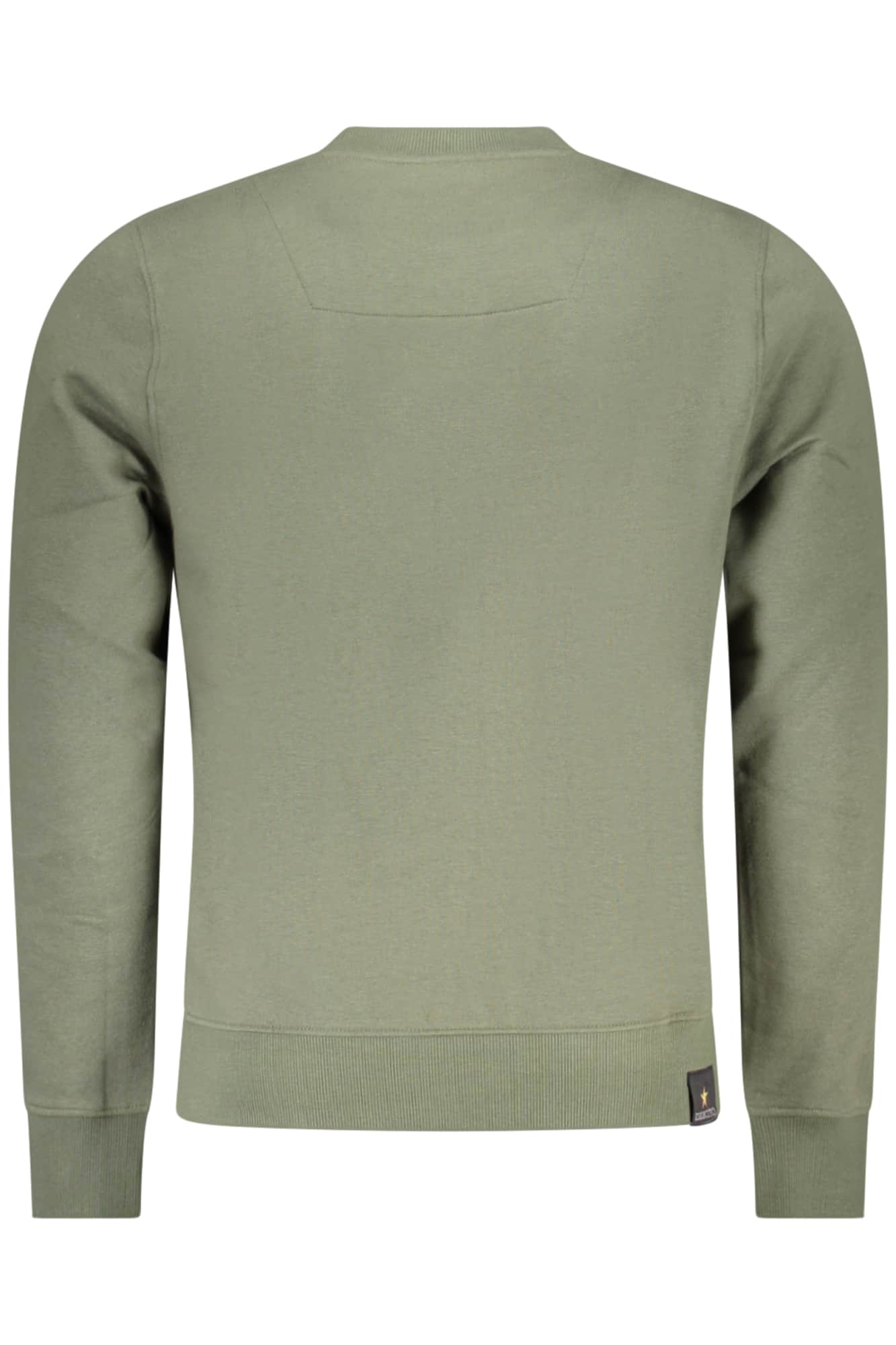 Military academy hombre con cremallera sudadera, verde