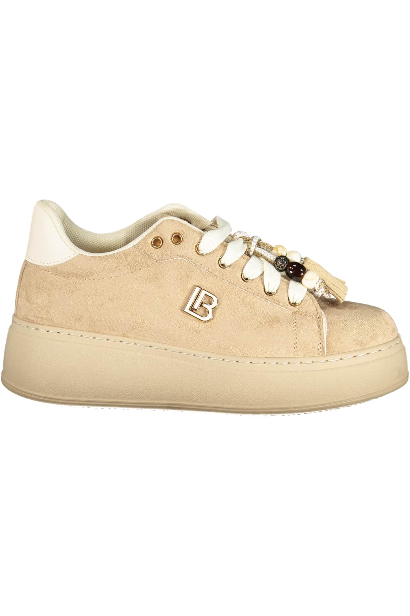Laura Biagiotti mujer beige zapatillas deportivas