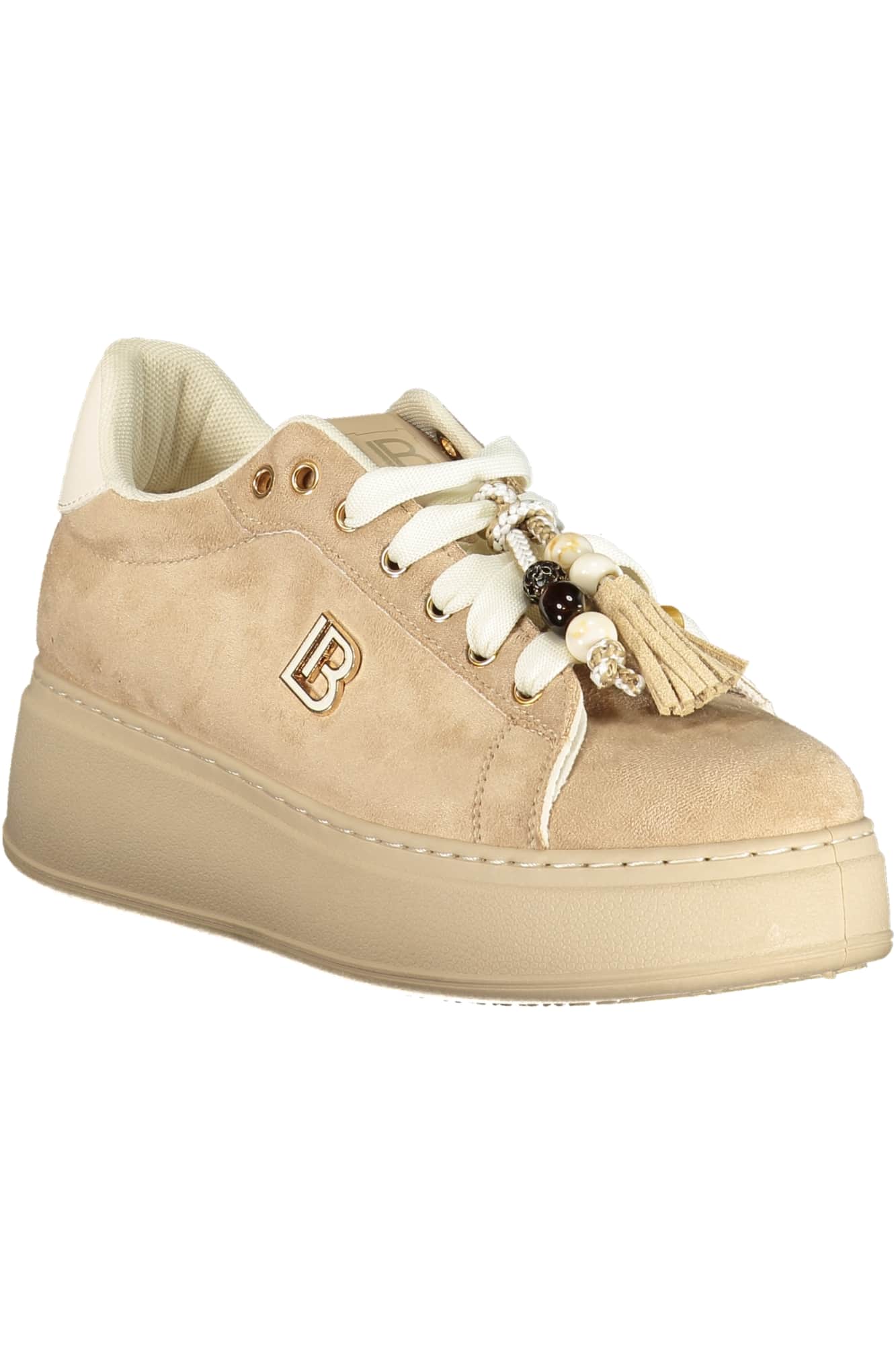 Laura Biagiotti mujer beige zapatillas deportivas