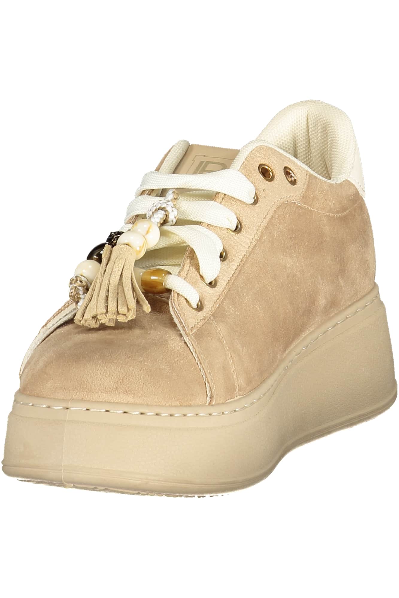 Laura Biagiotti mujer beige zapatillas deportivas
