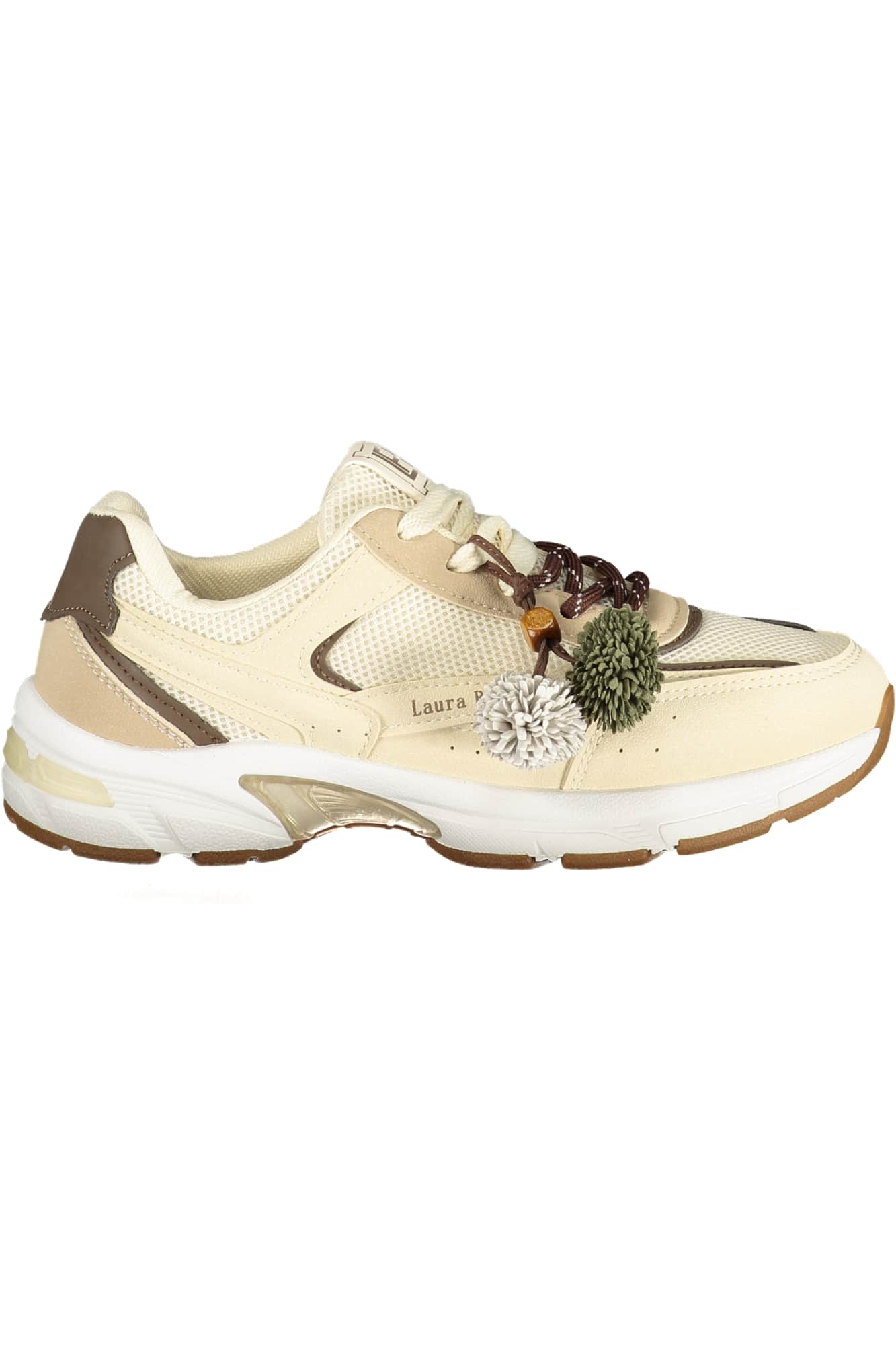 Laura Biagiotti mujer beige zapatillas deportivas