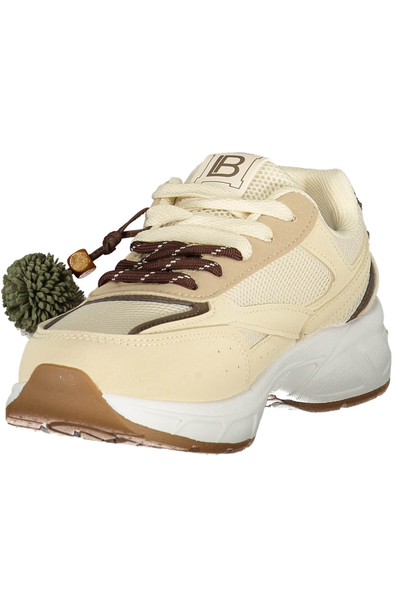 Laura Biagiotti mujer beige zapatillas deportivas