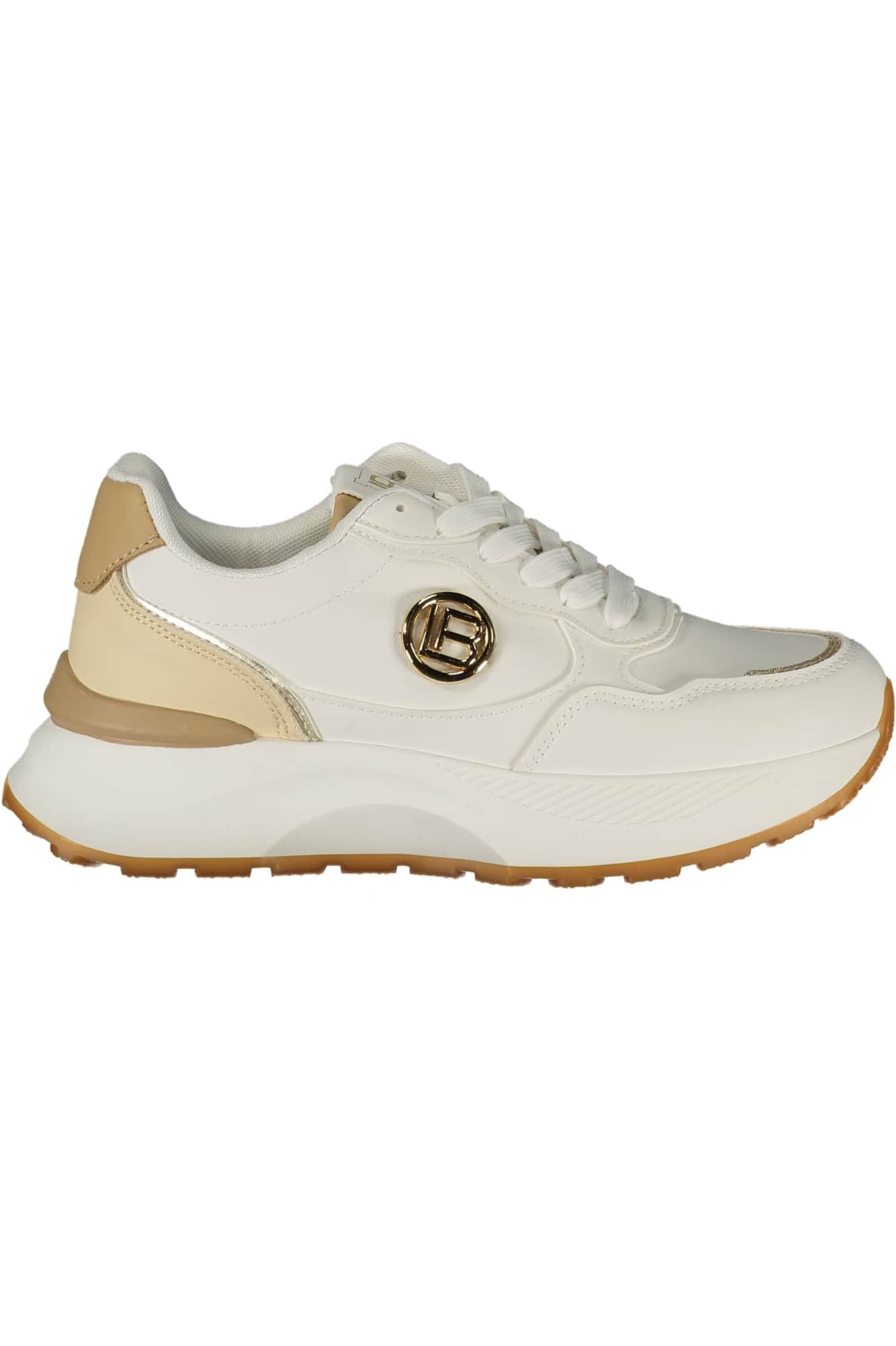Laura Biagiotti mujer beige zapatillas deportivas