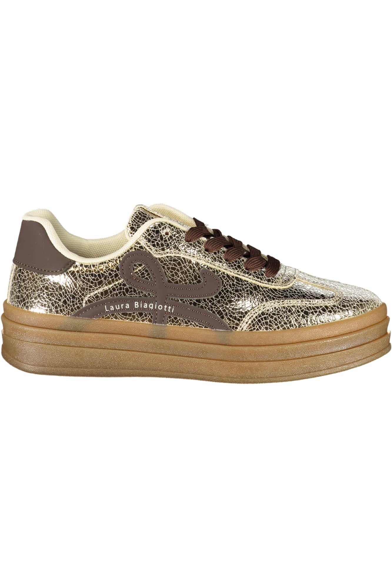 Laura Biagiotti mujer plateado zapatillas deportivas