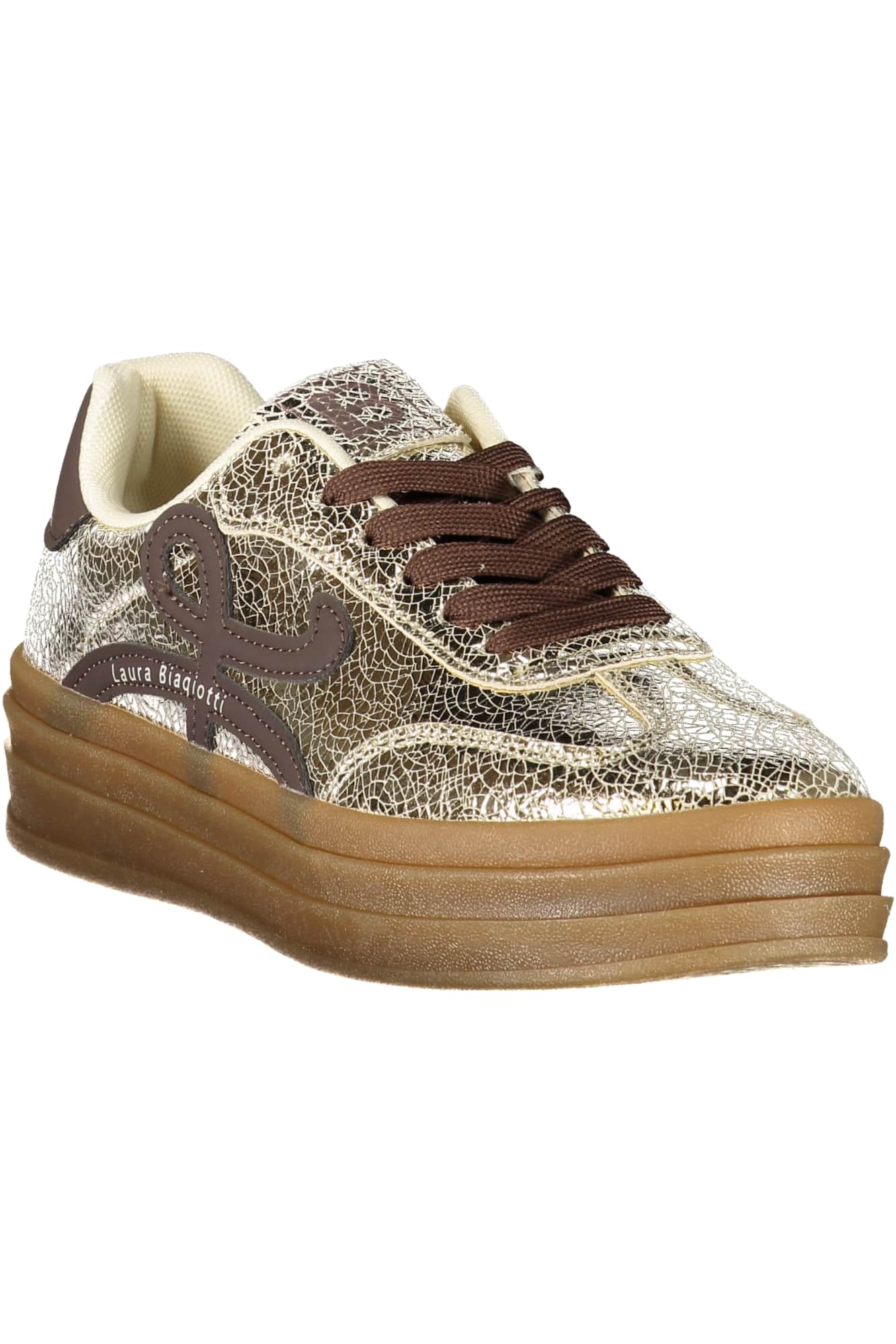 Laura Biagiotti mujer plateado zapatillas deportivas