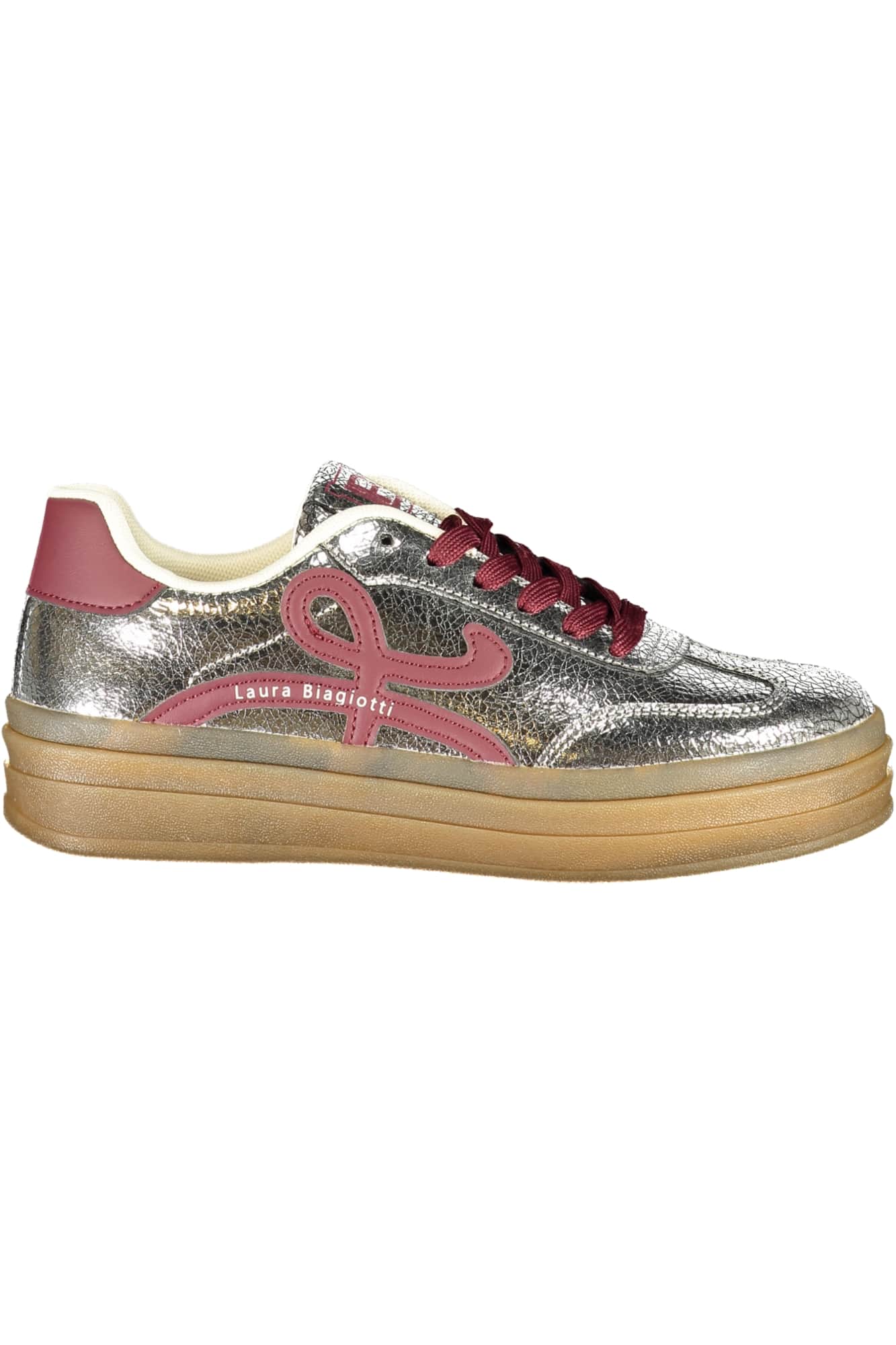 Laura Biagiotti mujer plateado zapatillas deportivas