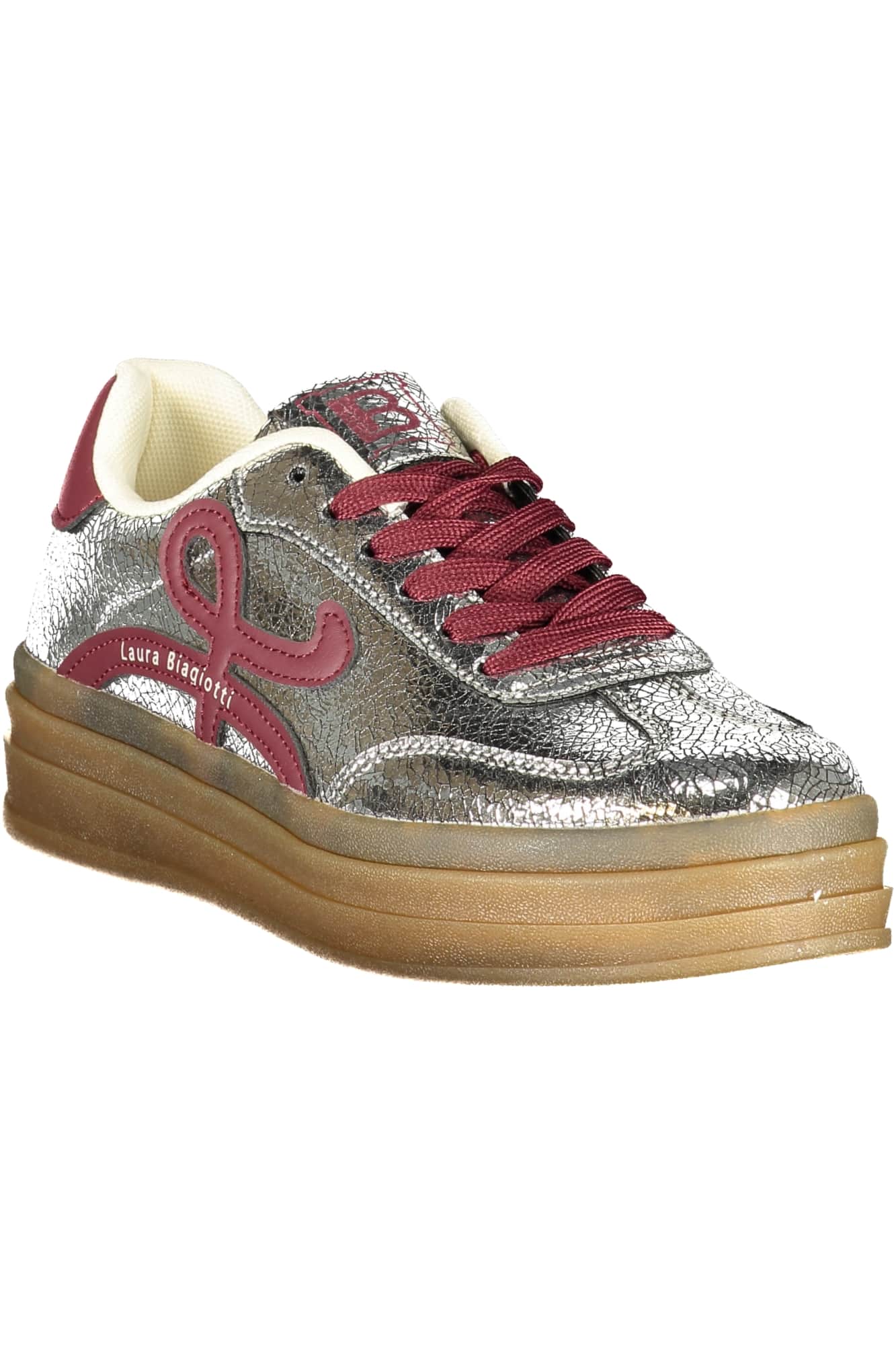 Laura Biagiotti mujer plateado zapatillas deportivas
