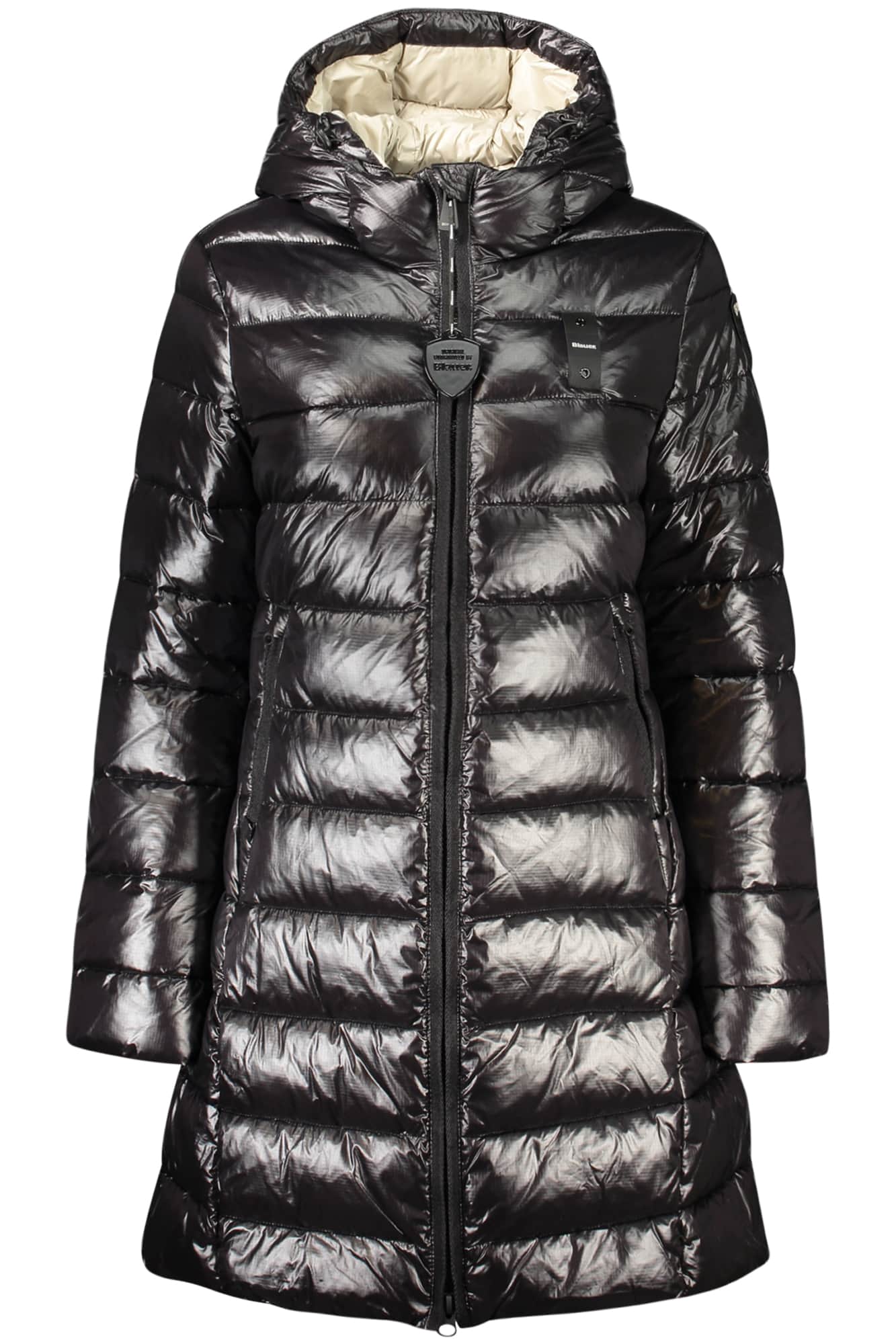 Blauer mujer negro chaqueta