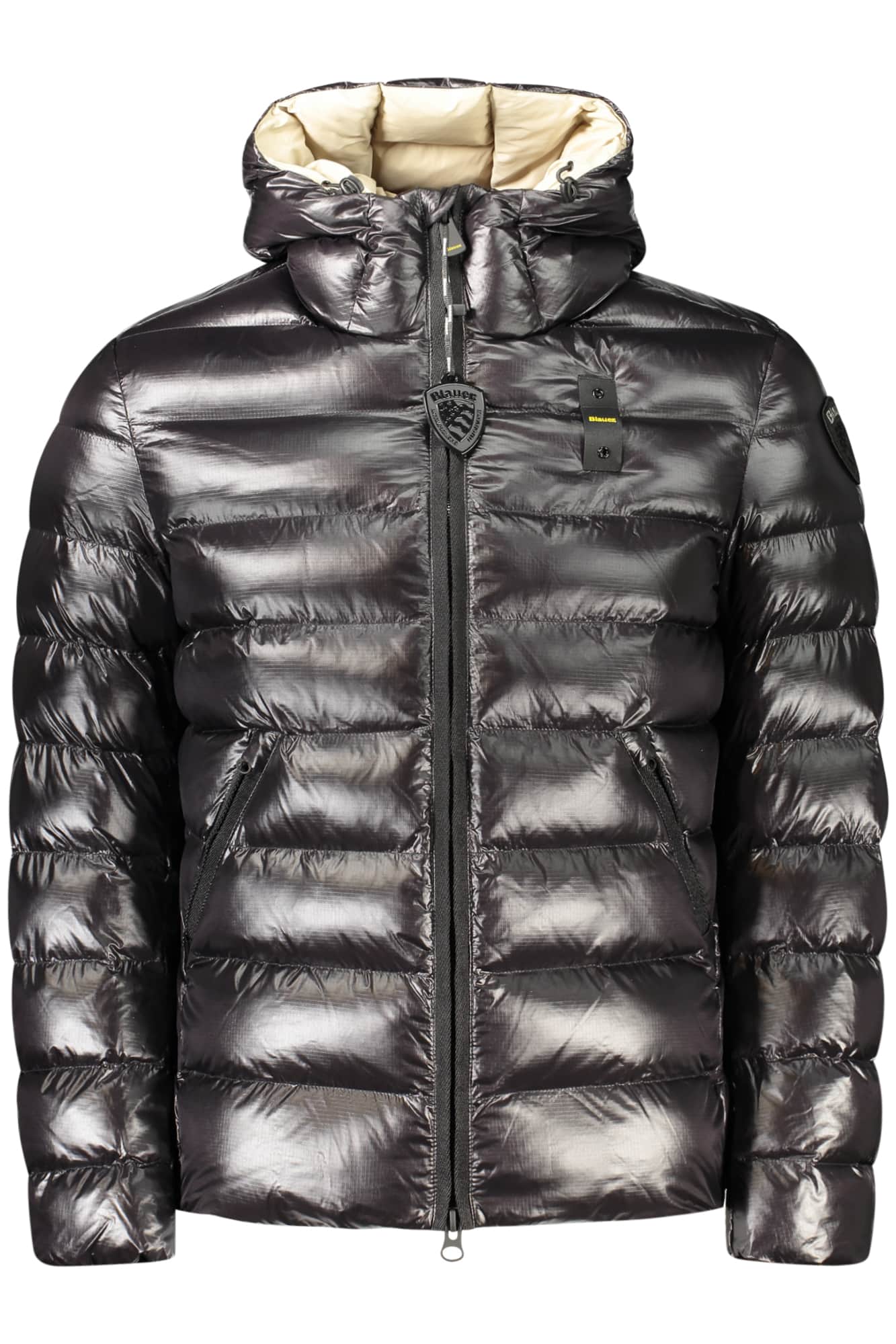 Blauer hombre verde chaqueta
