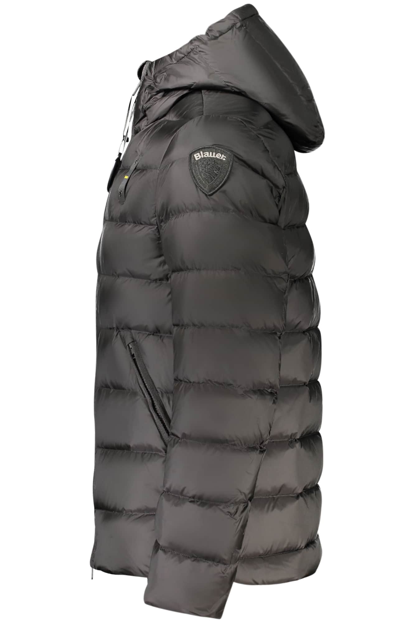 Blauer hombre azul chaqueta
