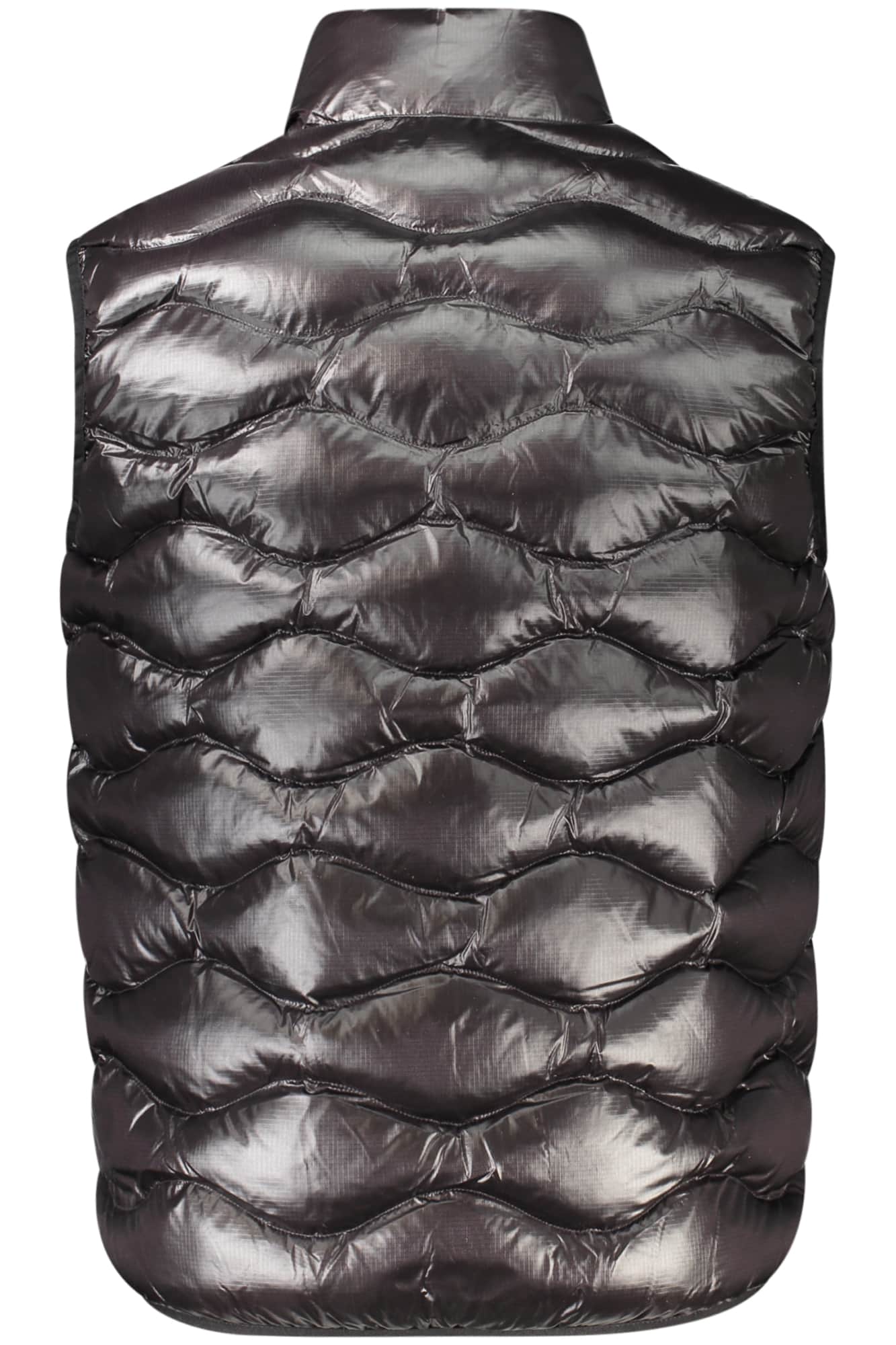 Blauer hombre azul sin mangas chaqueta