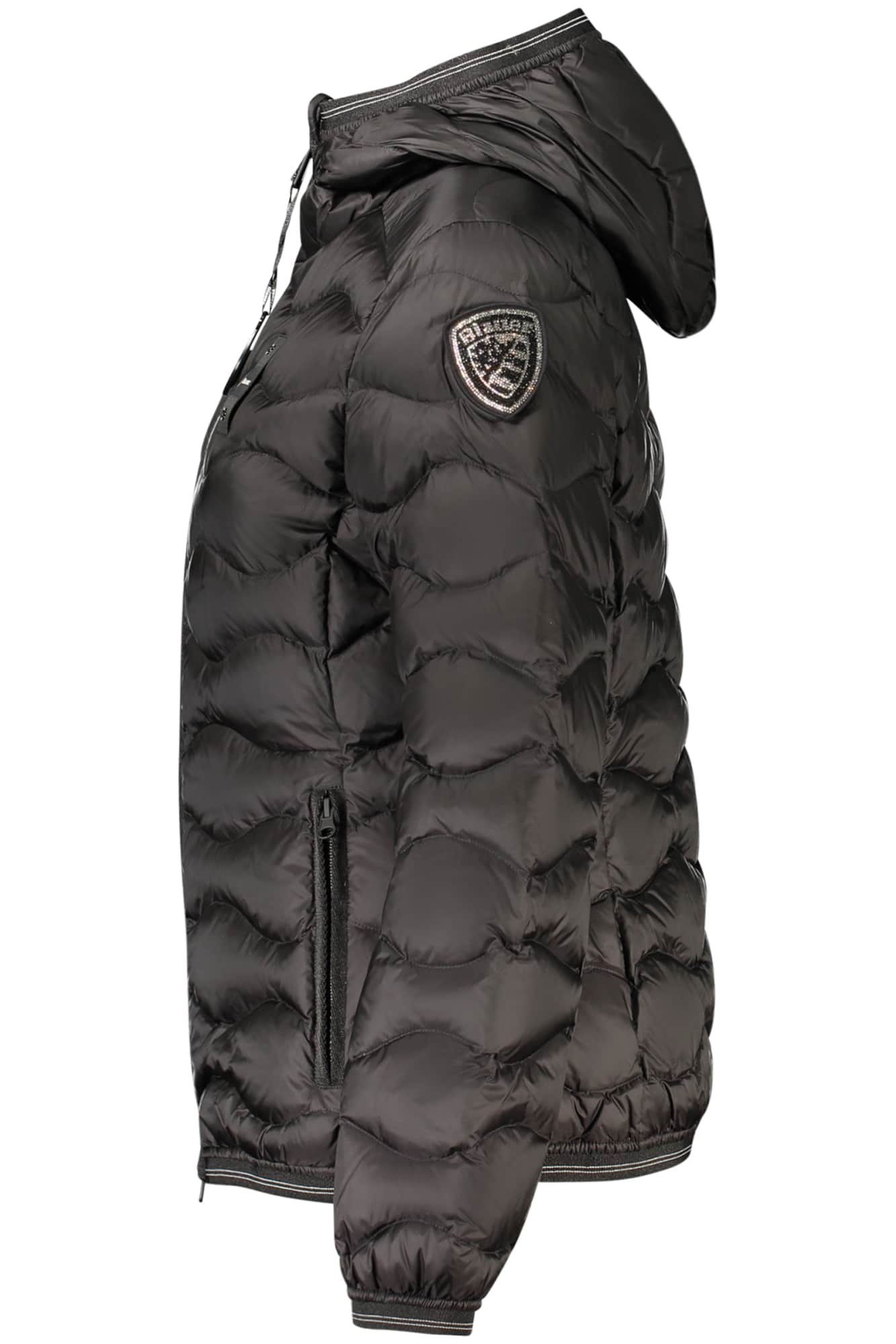 Blauer mujer blanco chaqueta