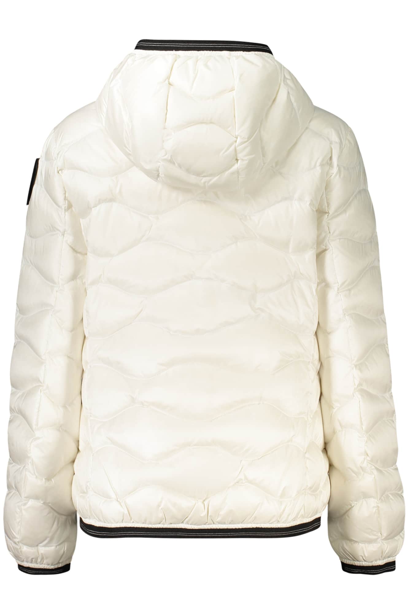 Blauer mujer blanco chaqueta