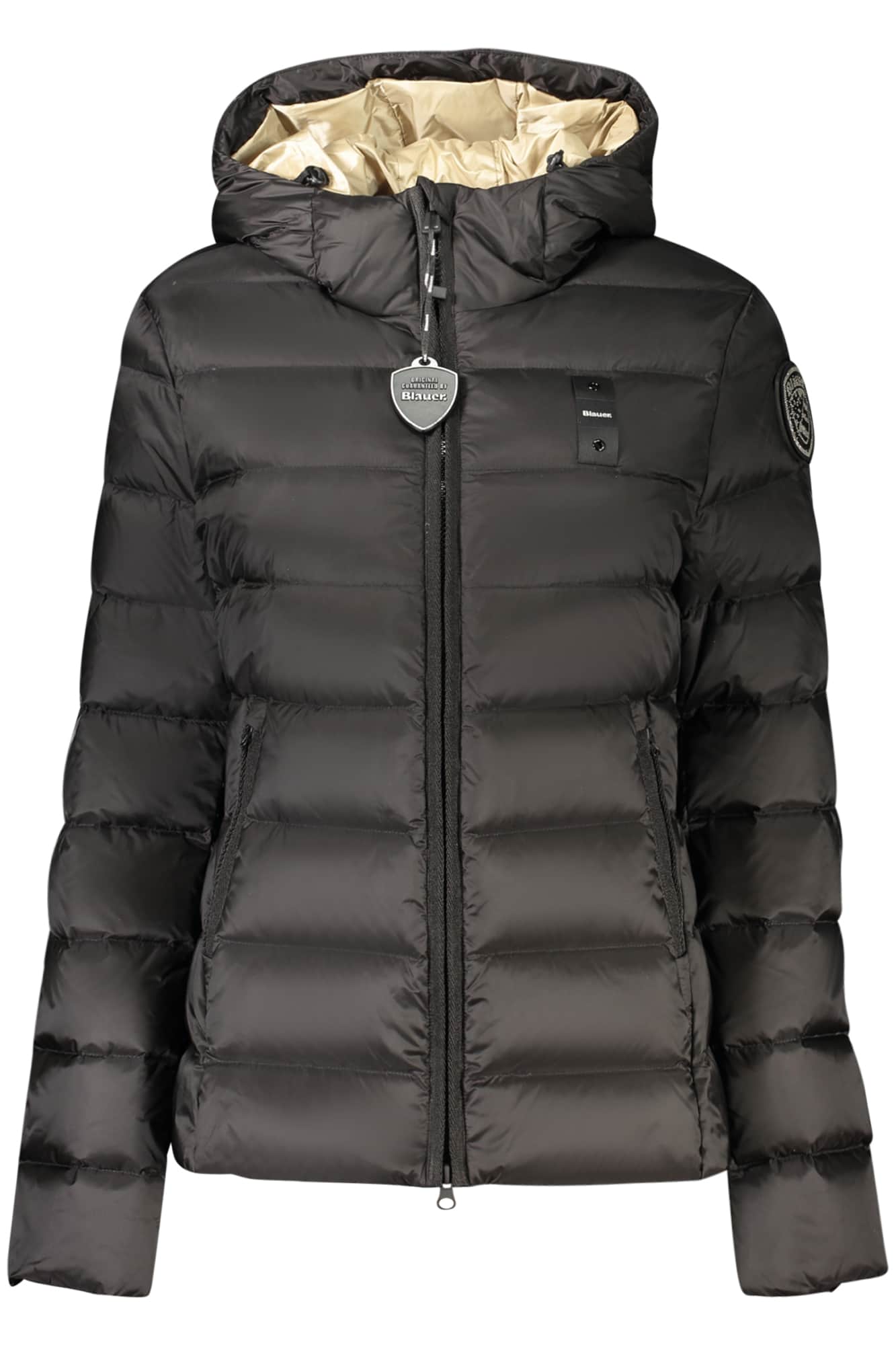 Blauer mujer negro chaqueta
