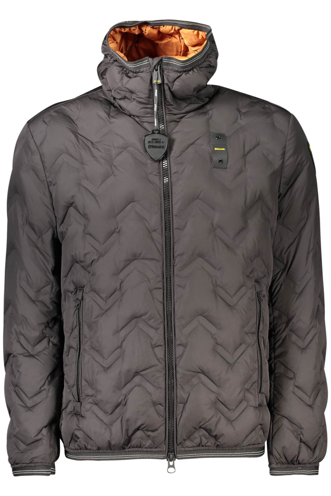 Blauer hombre negro chaqueta