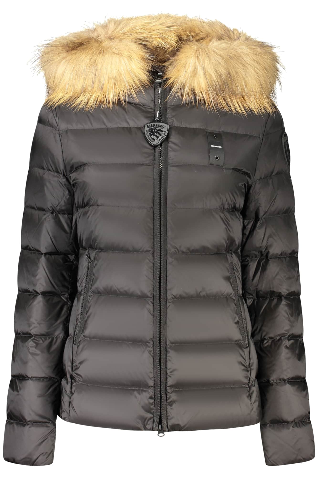 Blauer mujer negro chaqueta
