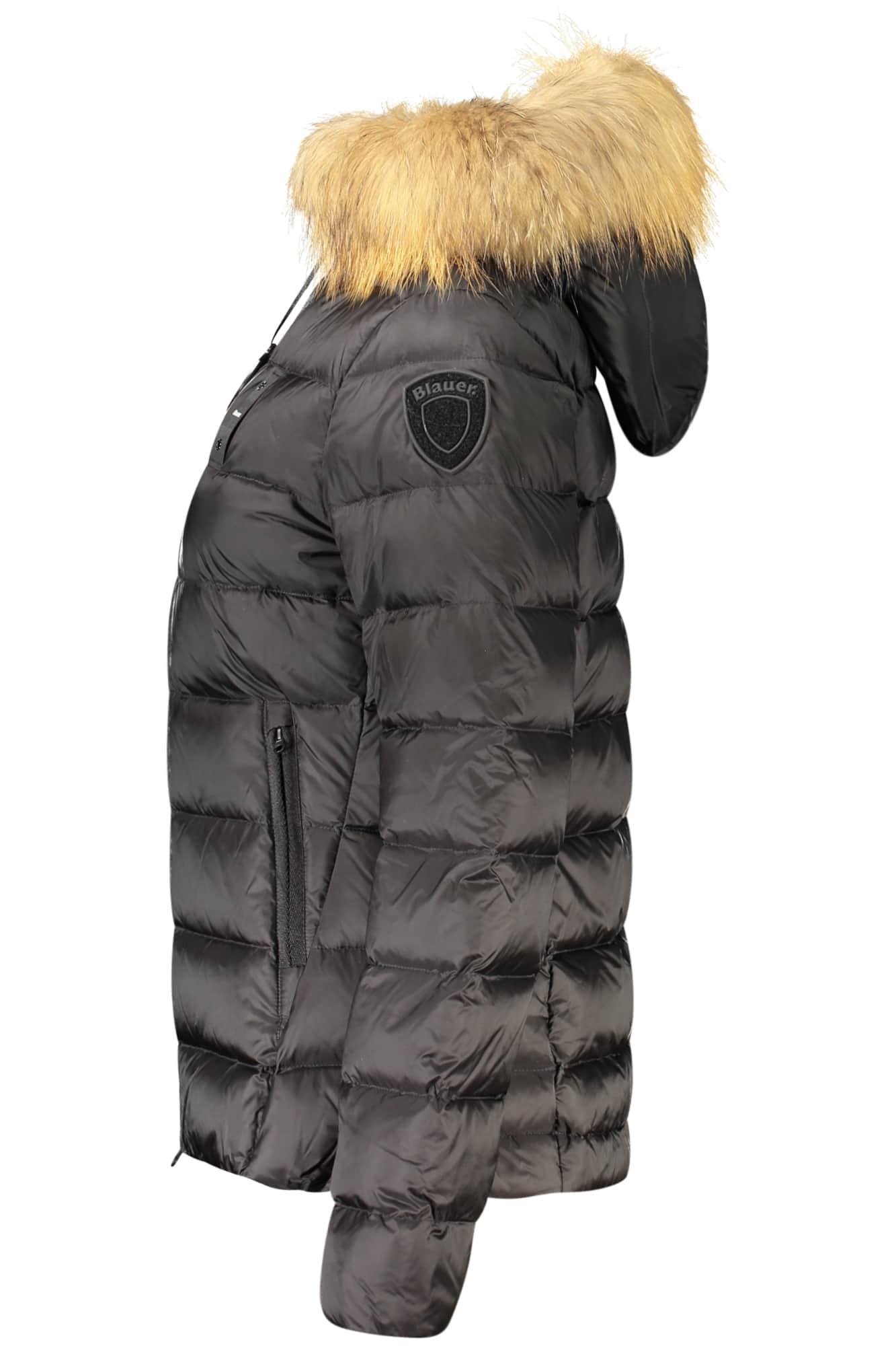Blauer mujer negro chaqueta